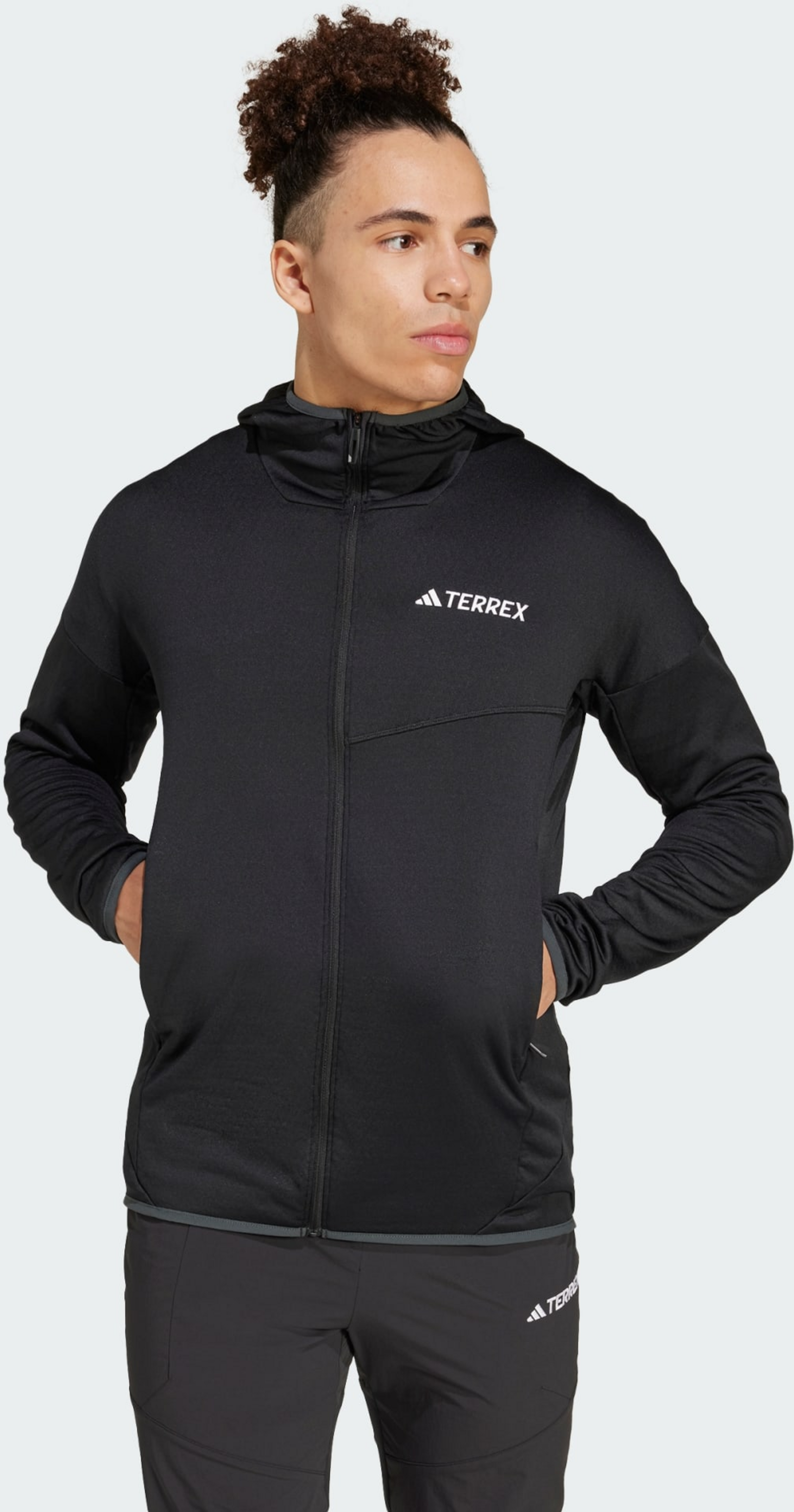 ADIDAS, Adidas Terrex Xperior Climawarm Light Fleece Hooded Jacka