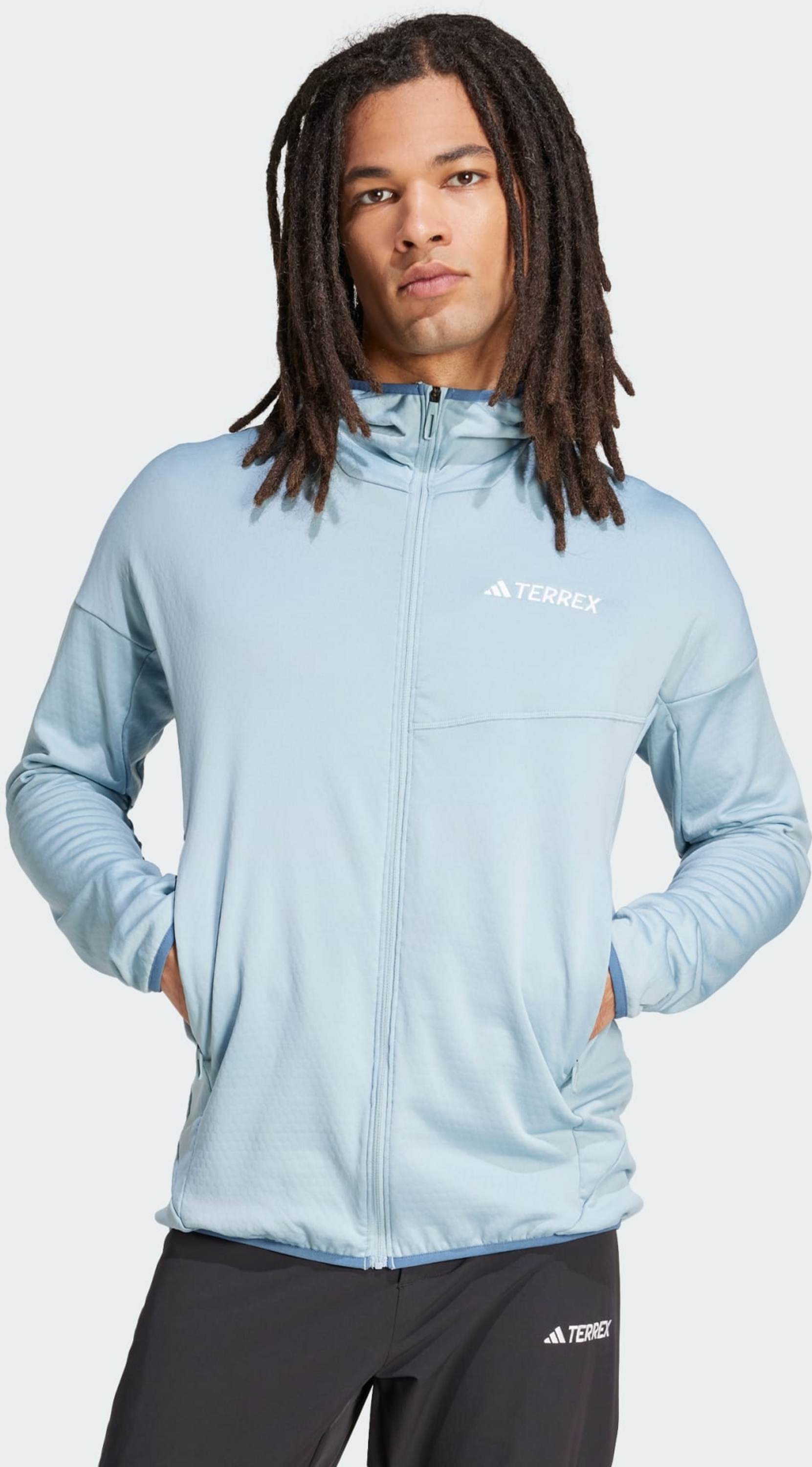 ADIDAS, Adidas Terrex Xperior Climawarm Light Fleece Hooded Jacka