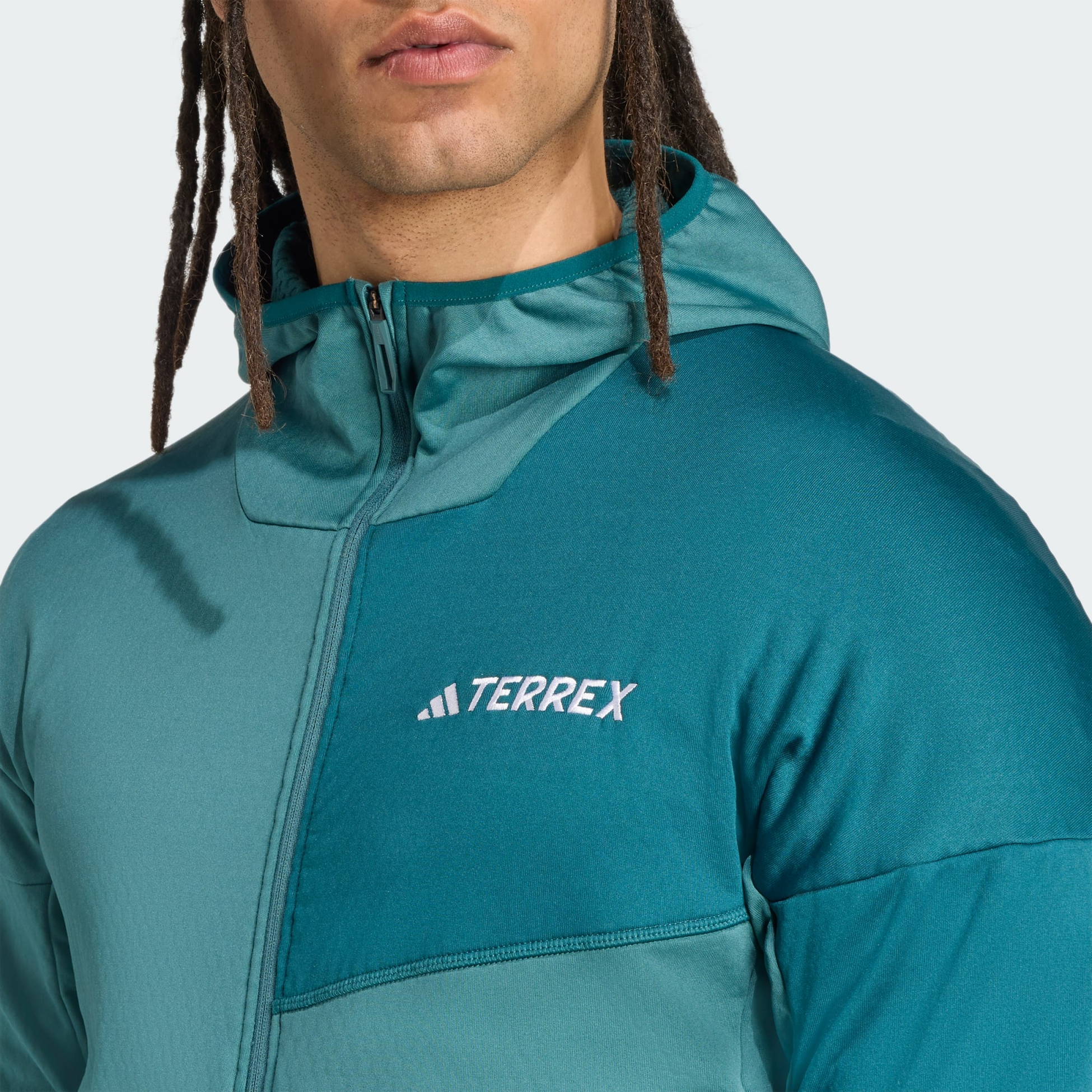 ADIDAS, Adidas Terrex Xperior Climawarm Light Fleece Hooded Jacka