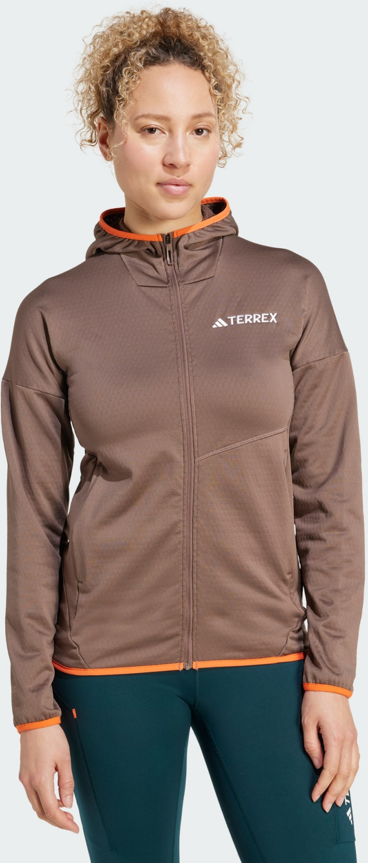 ADIDAS, Adidas Terrex Xperior Climawarm Light Fleece Hooded Jacket