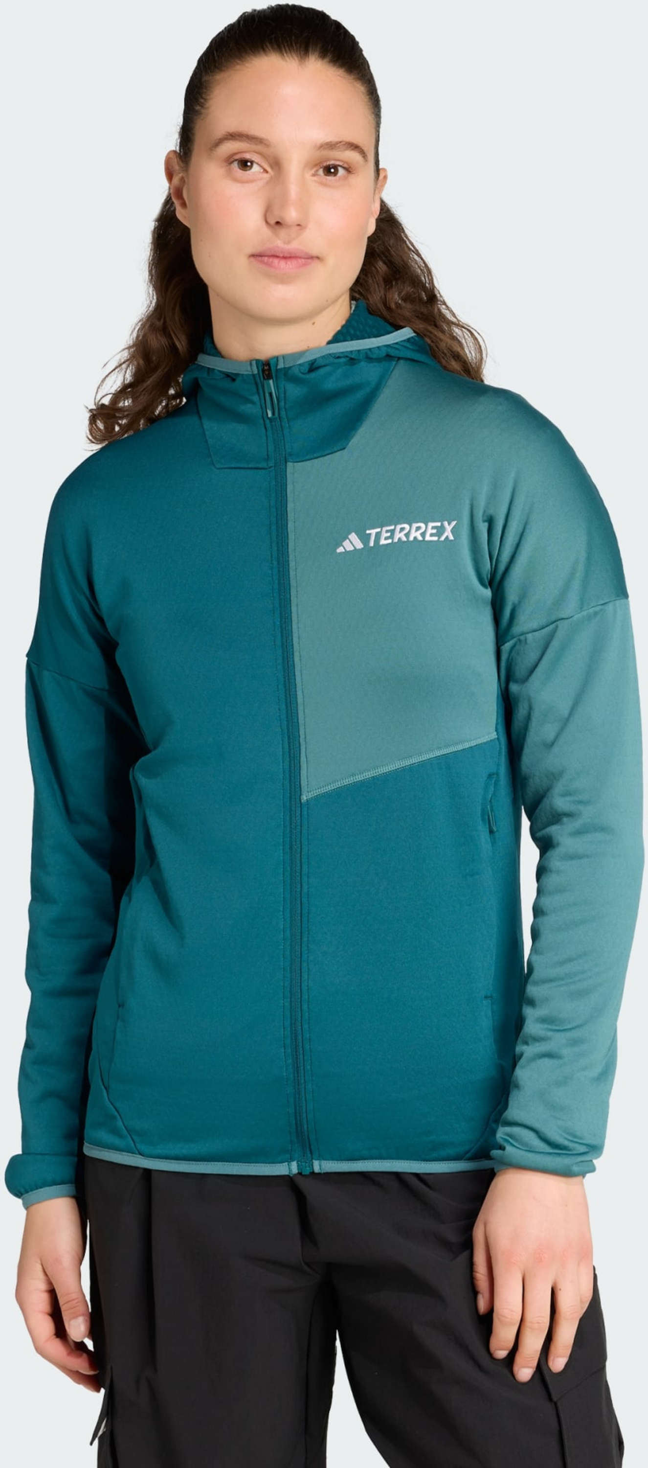 ADIDAS, Adidas Terrex Xperior Climawarm Light Fleece Hooded Jacket