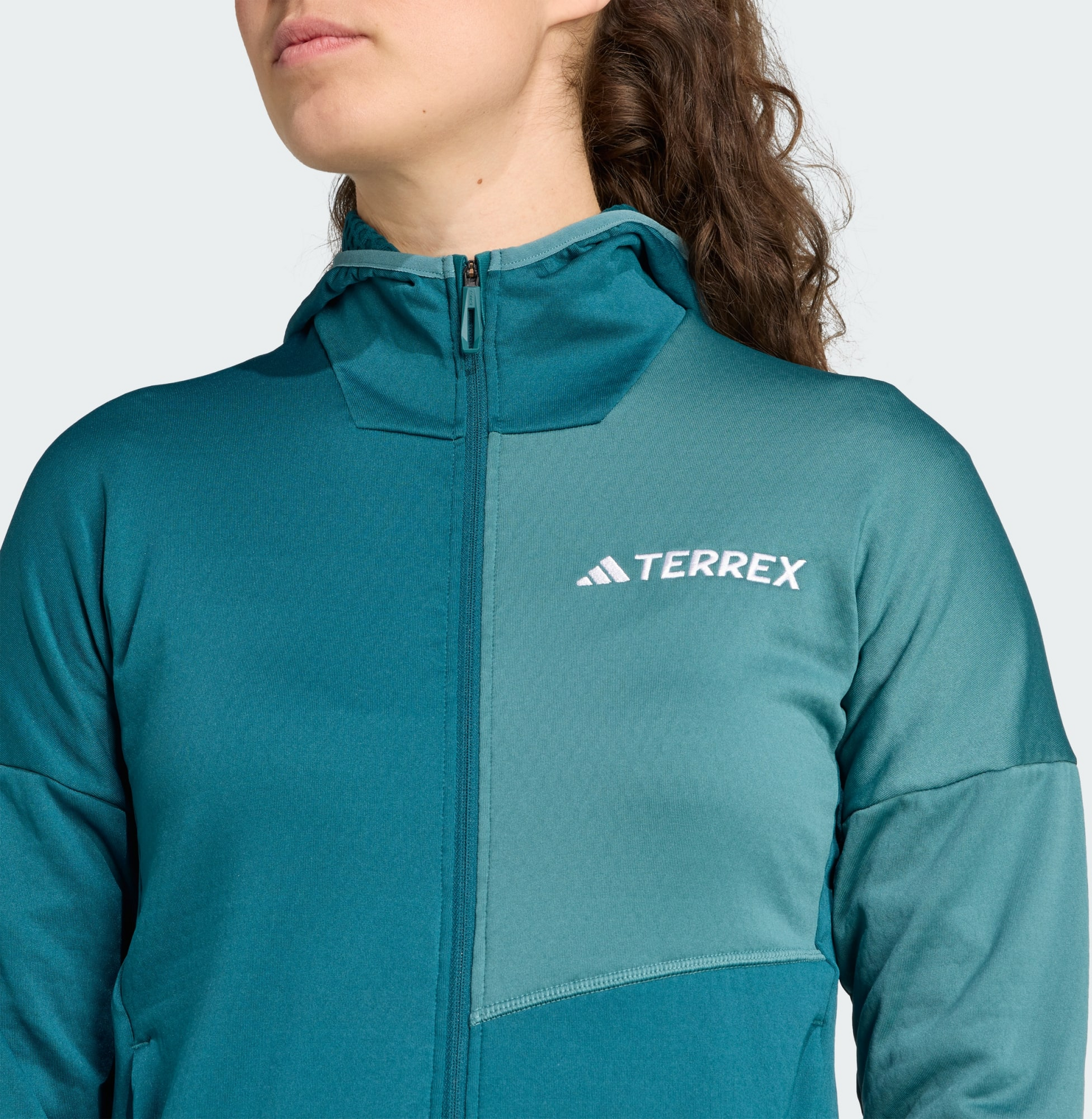 ADIDAS, Adidas Terrex Xperior Climawarm Light Fleecejacka Med Huva