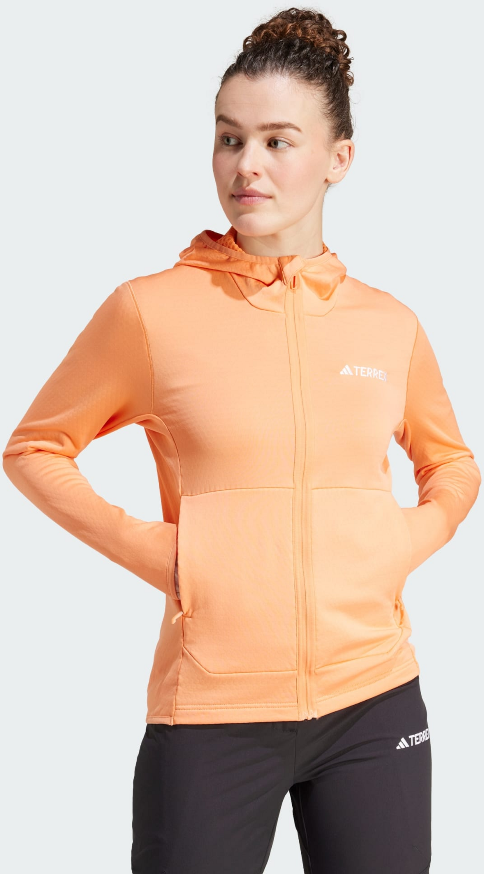 ADIDAS, Adidas Terrex Xperior Light Fleece Hooded Jacka