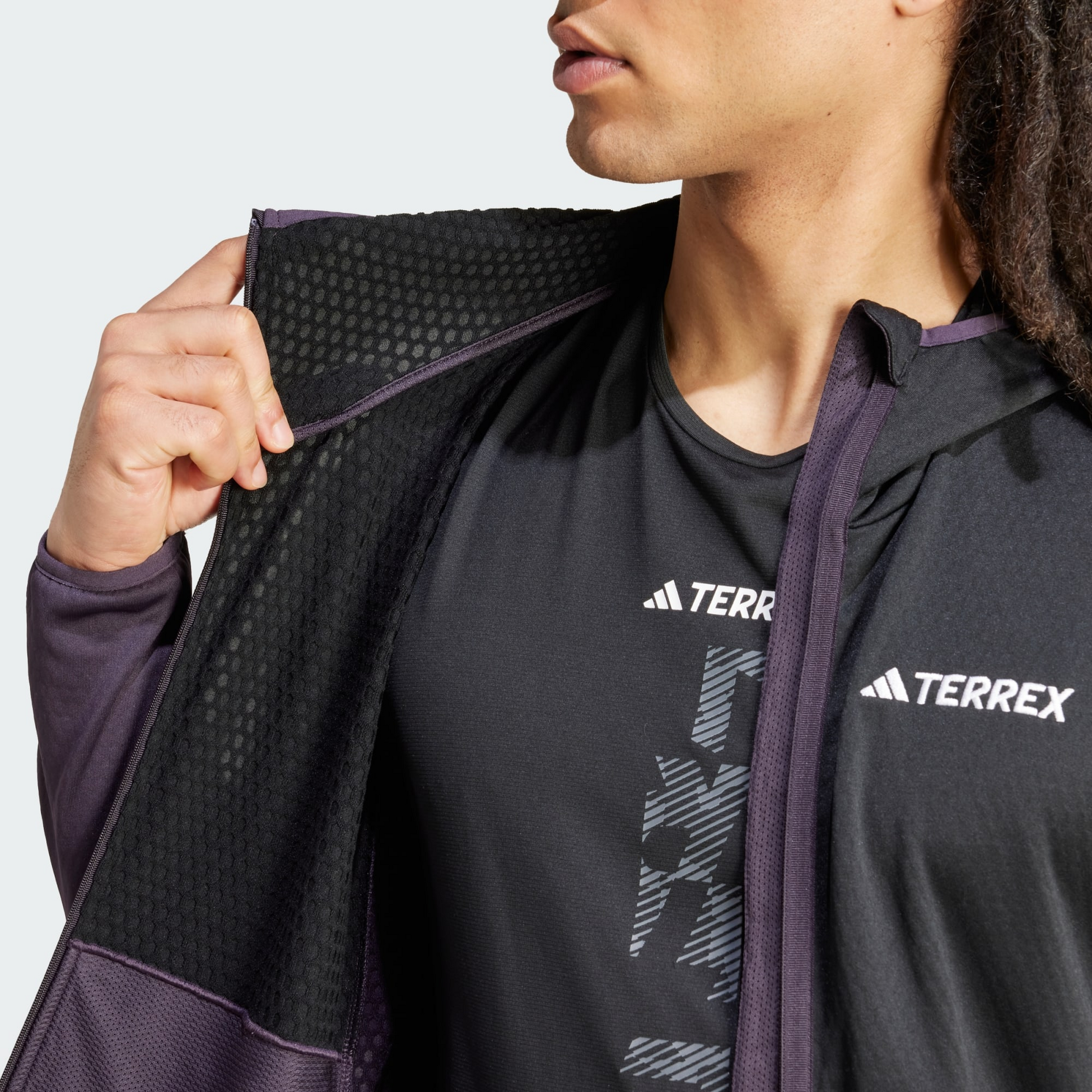 ADIDAS, Adidas Terrex Xperior Light Fleece Hooded Jacka