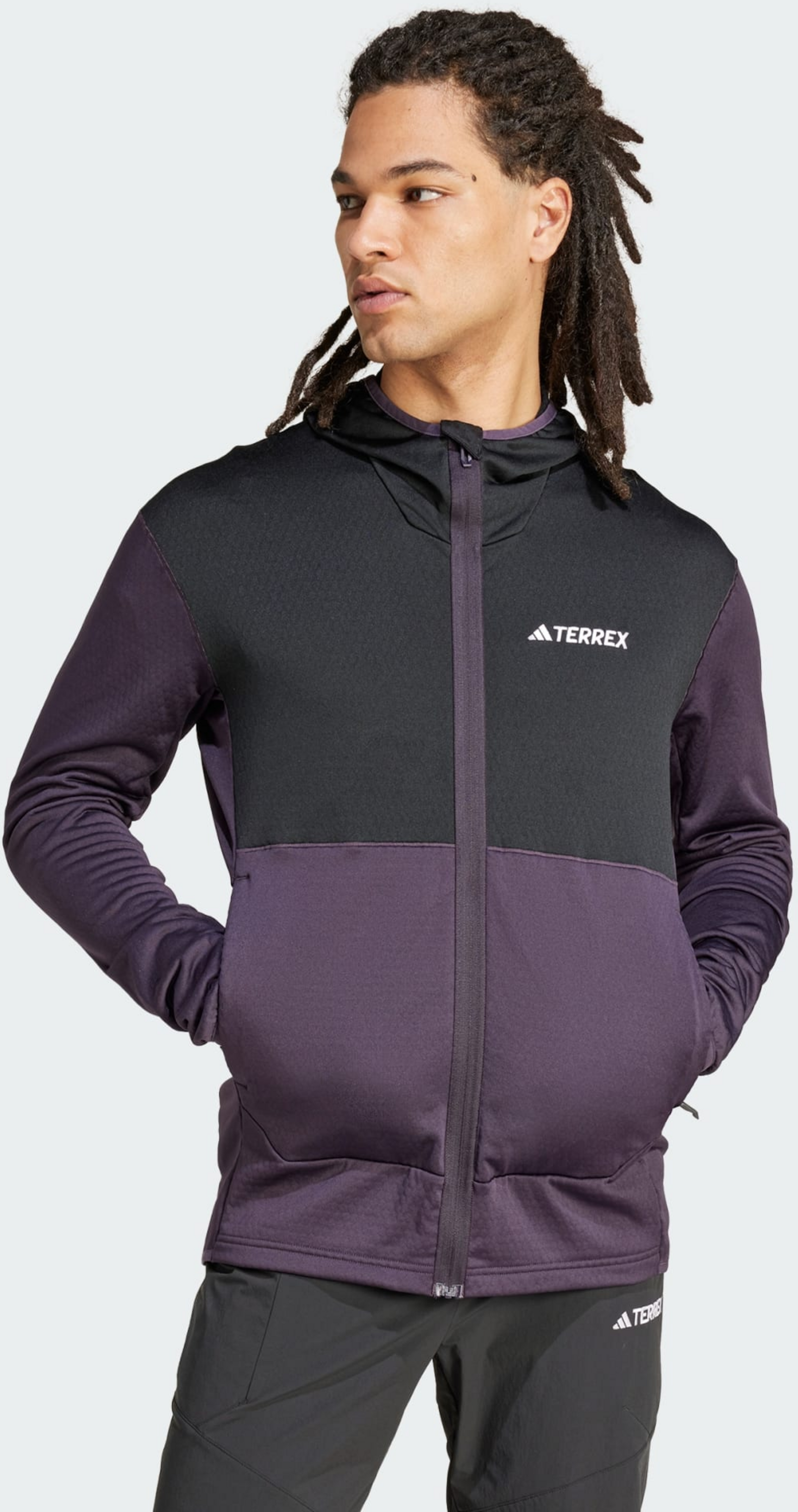 ADIDAS, Adidas Terrex Xperior Light Fleece Hooded Jacka