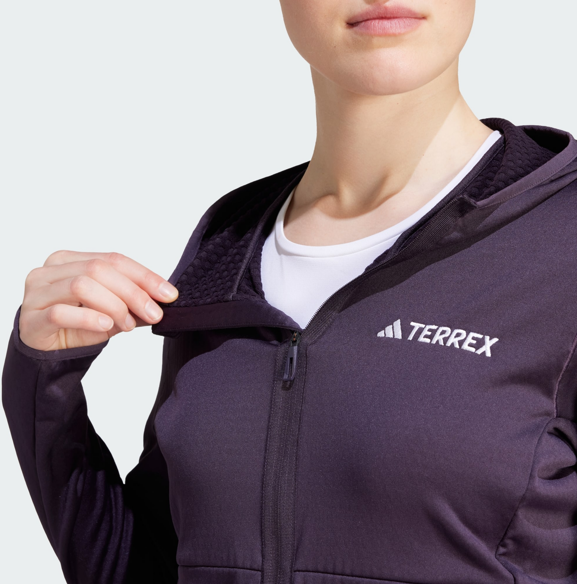 ADIDAS, Adidas Terrex Xperior Light Fleece Hooded Jacka