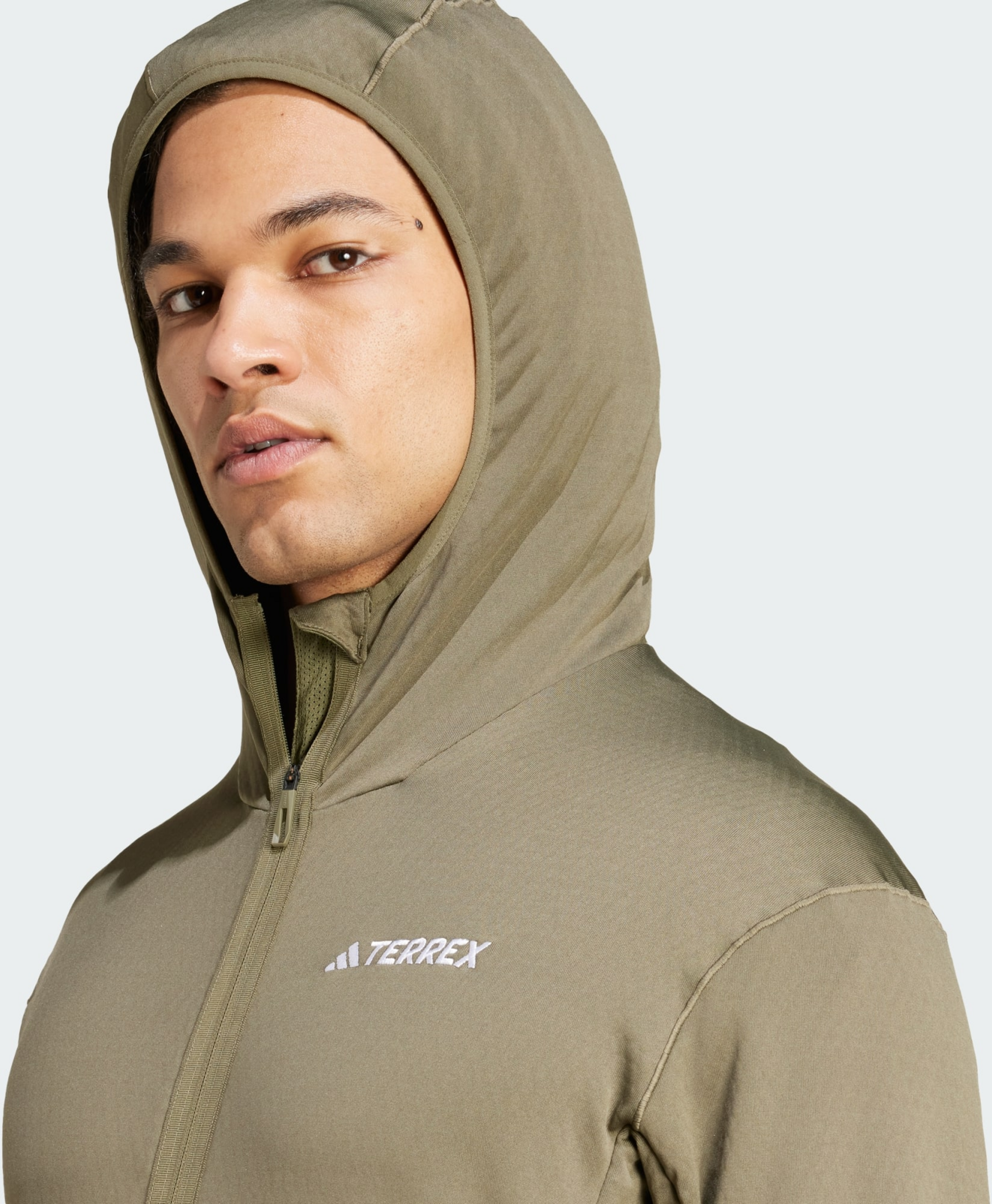 ADIDAS, Adidas Terrex Xperior Light Fleece Hooded Jacka