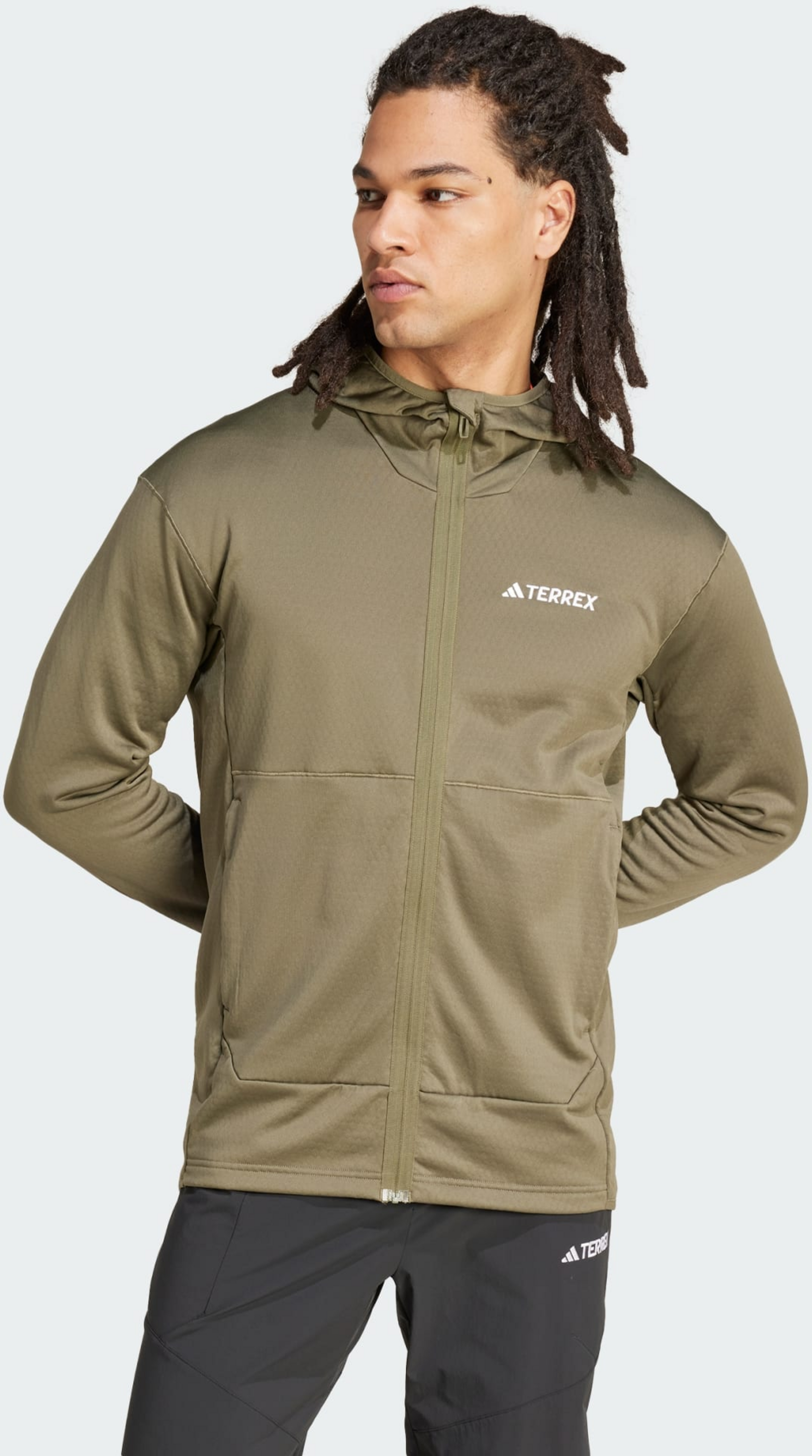 ADIDAS, Adidas Terrex Xperior Light Fleece Hooded Jacka