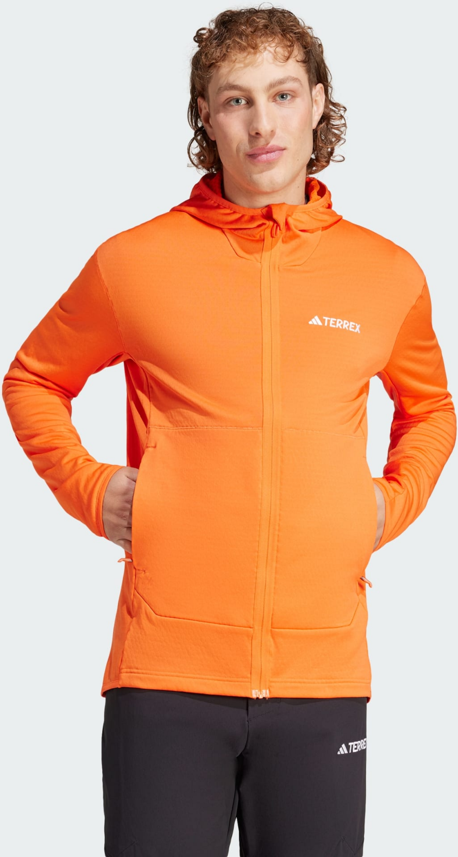 ADIDAS, Adidas Terrex Xperior Light Fleece Hooded Jacka