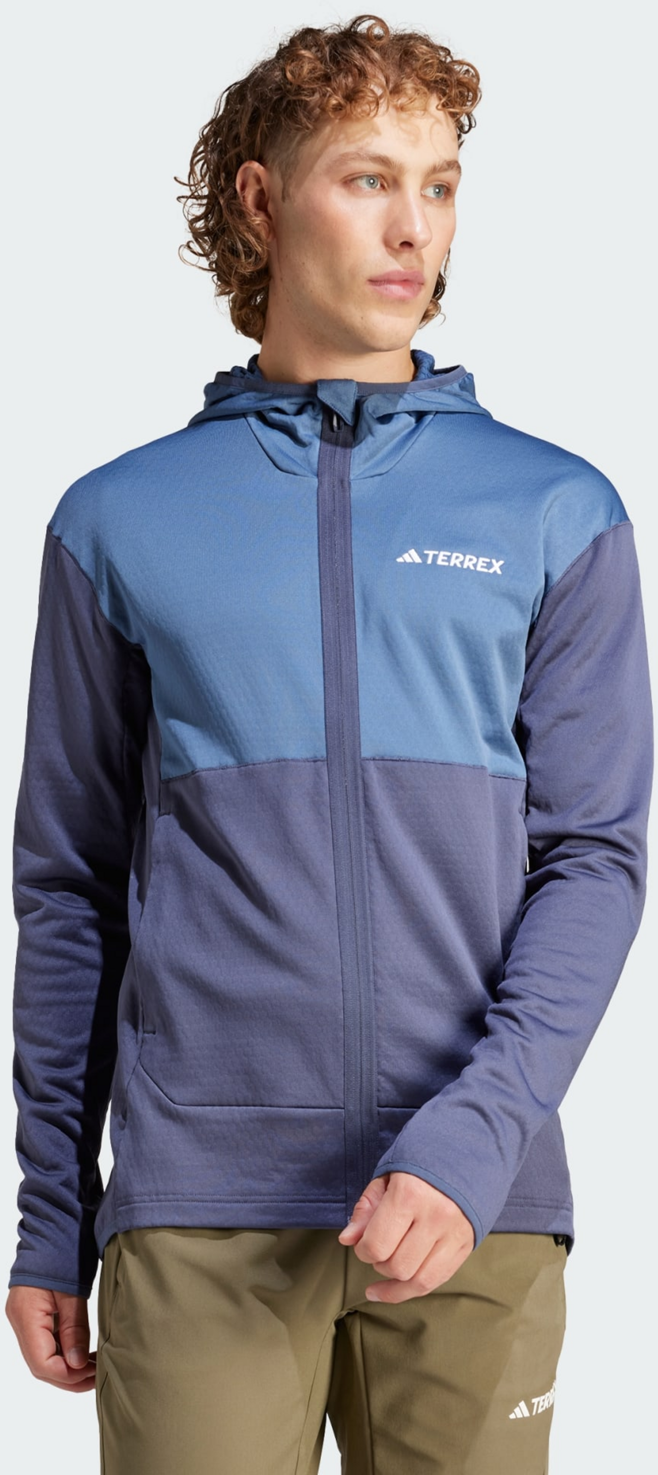 ADIDAS, Adidas Terrex Xperior Light Fleece Hooded Jacka