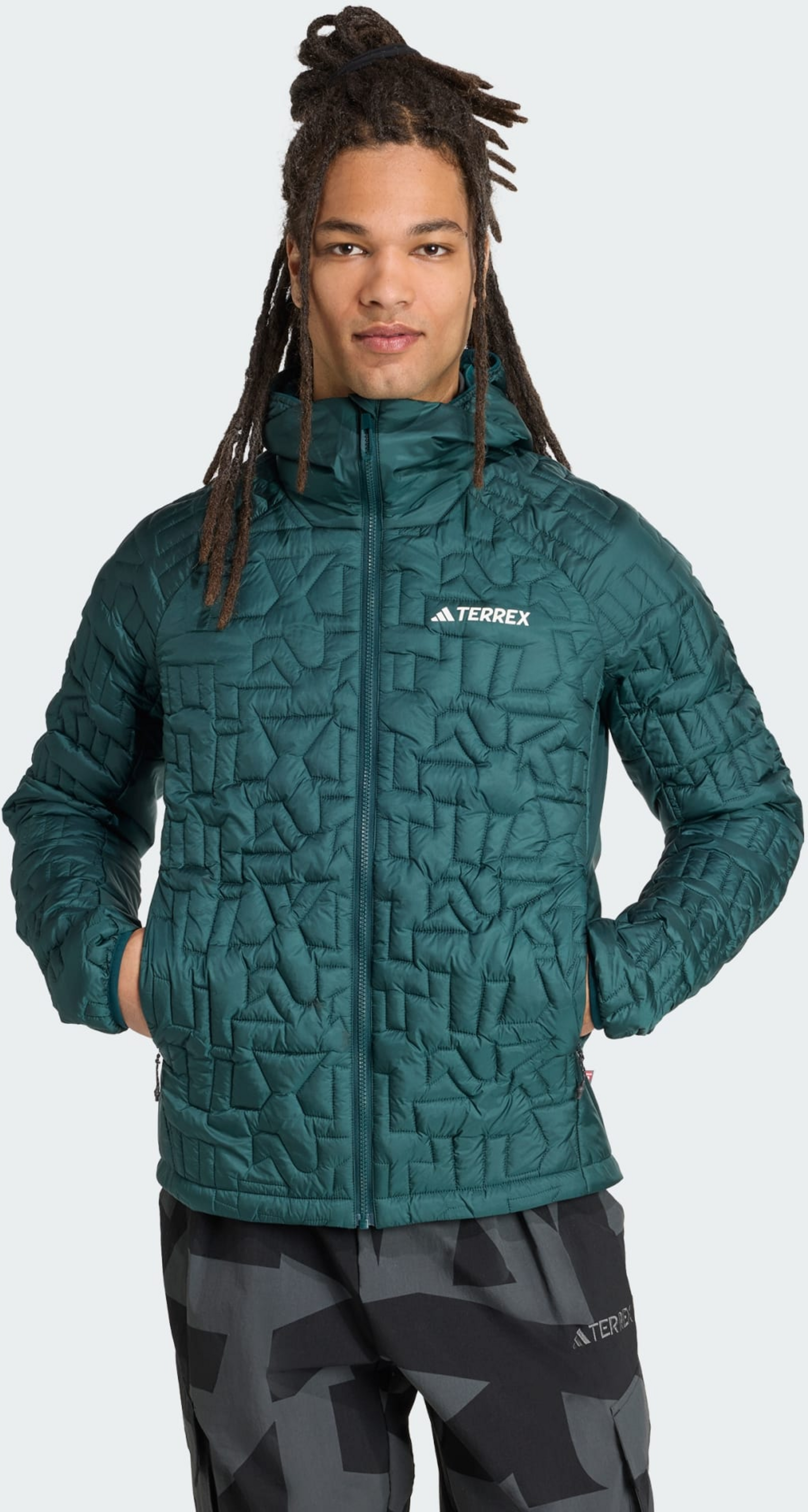 ADIDAS, Adidas Terrex Xperior Primaloft Loose Fill Insulated Hooded Jacka