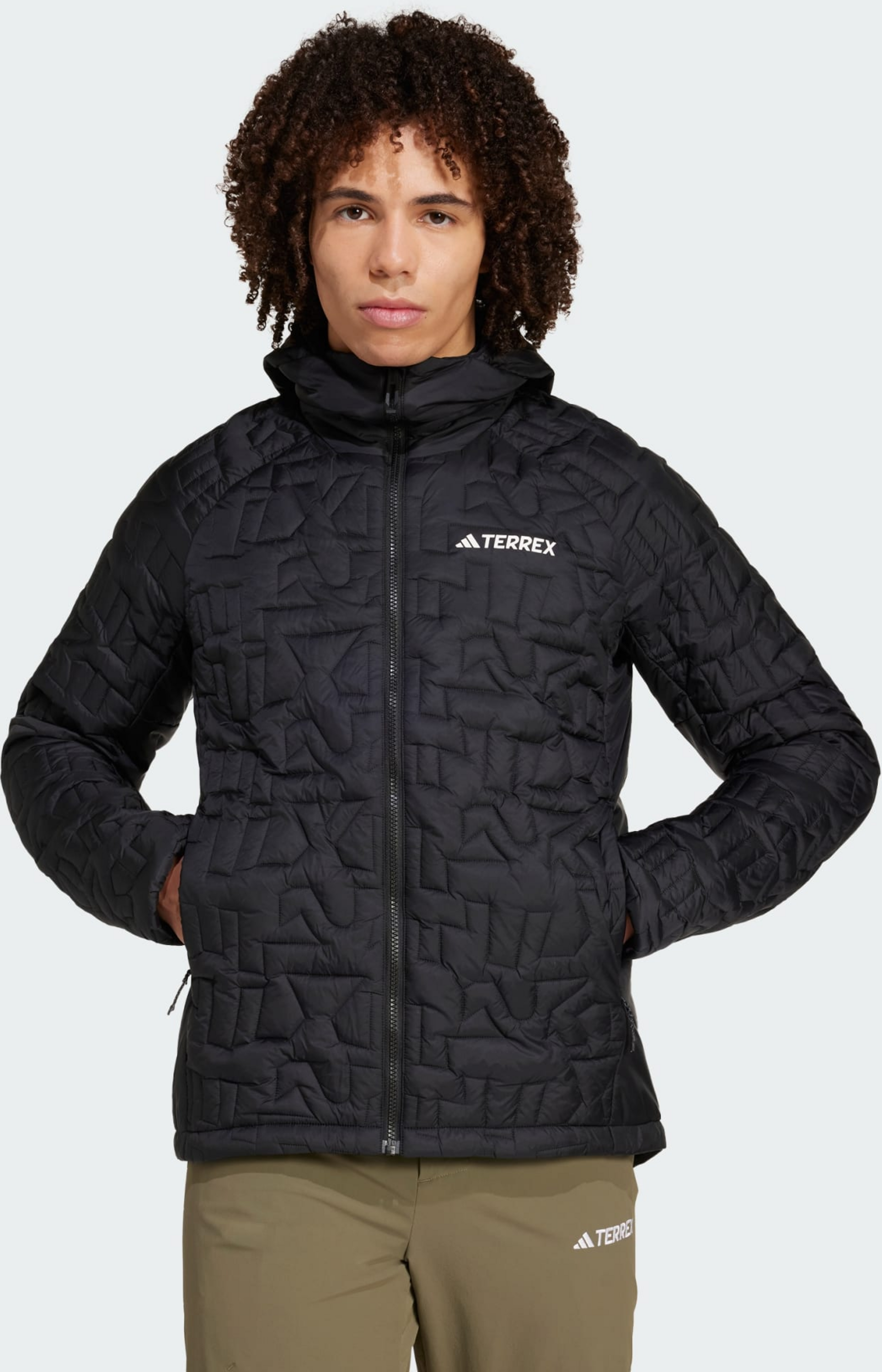 ADIDAS, Adidas Terrex Xperior Primaloft Loose Fill Insulated Hooded Jacka