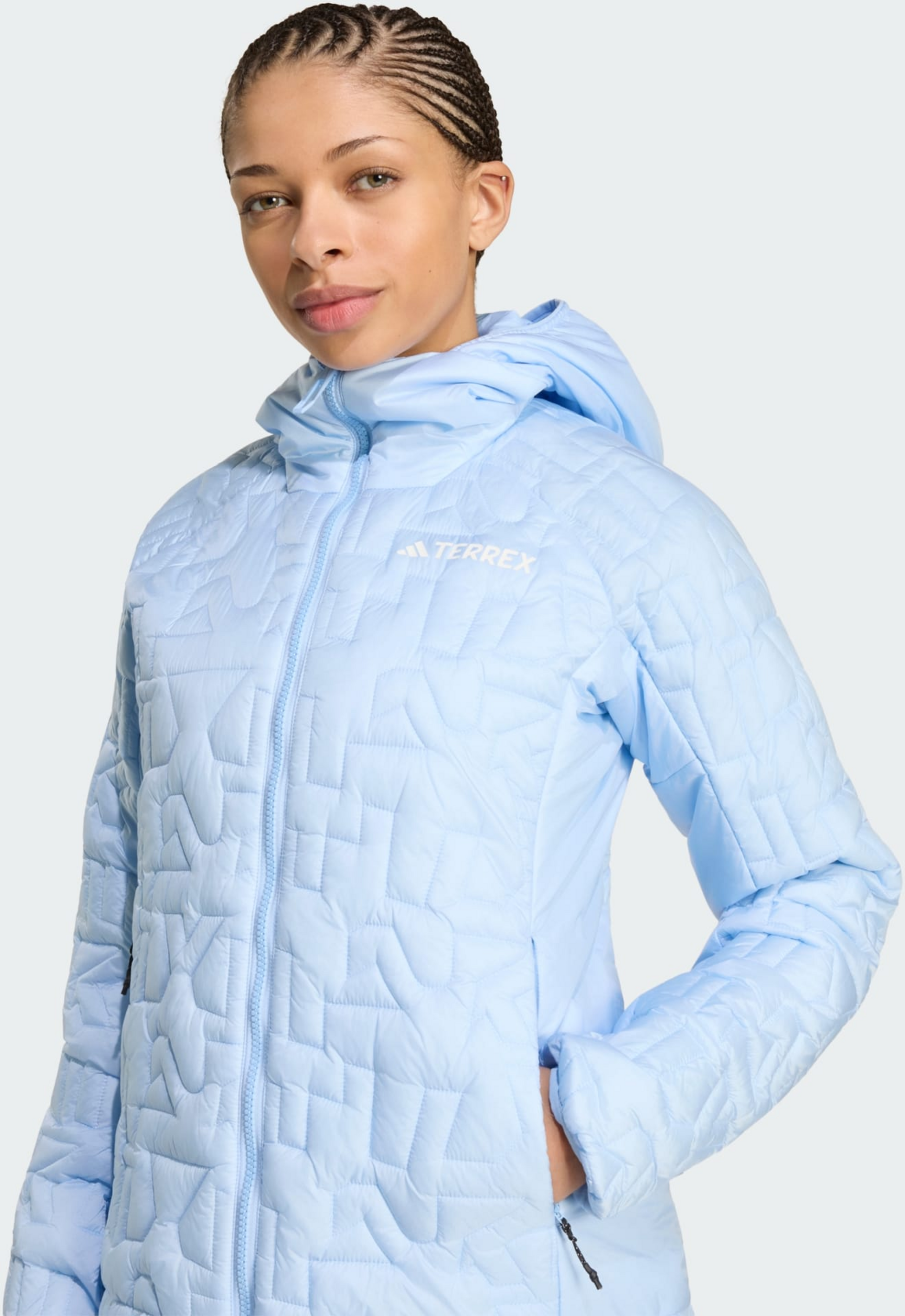 ADIDAS, Adidas Terrex Xperior Primaloft Loose Fill Insulated Hooded Jacka