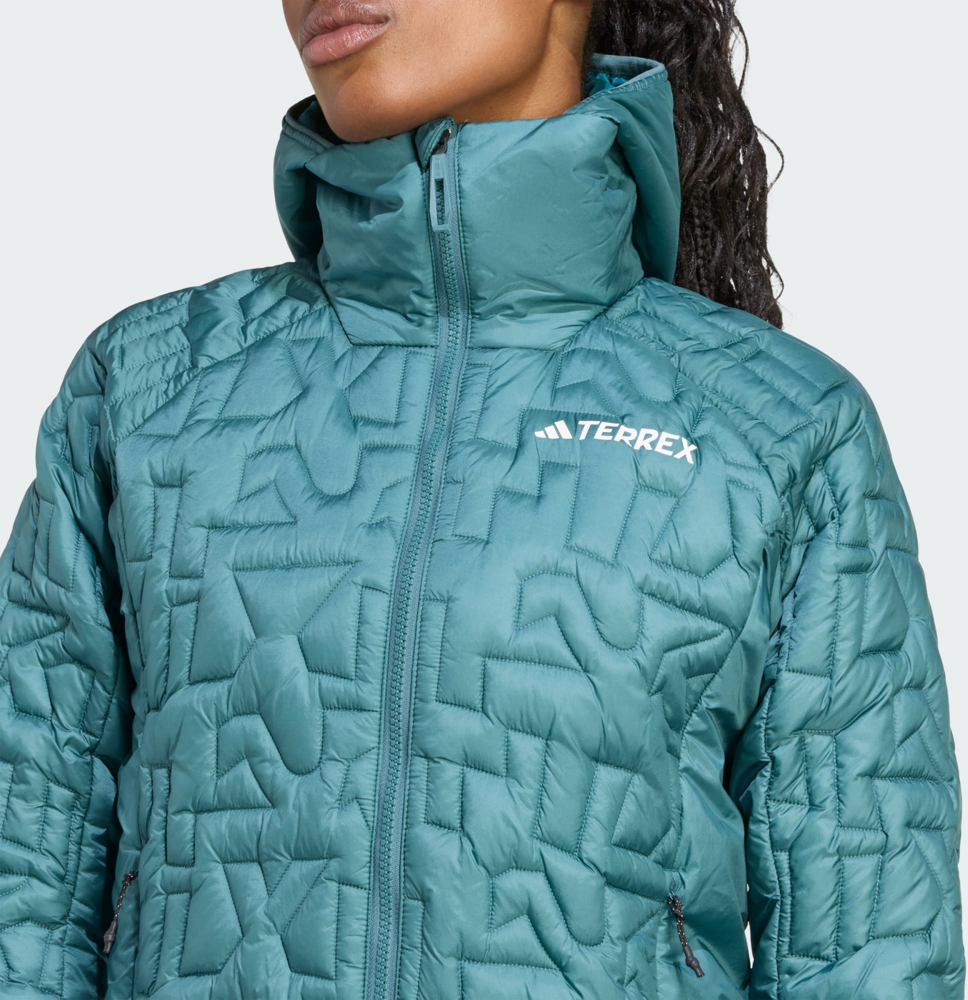 ADIDAS, Adidas Terrex Xperior Primaloft Loose Fill Insulated Hooded Jacka