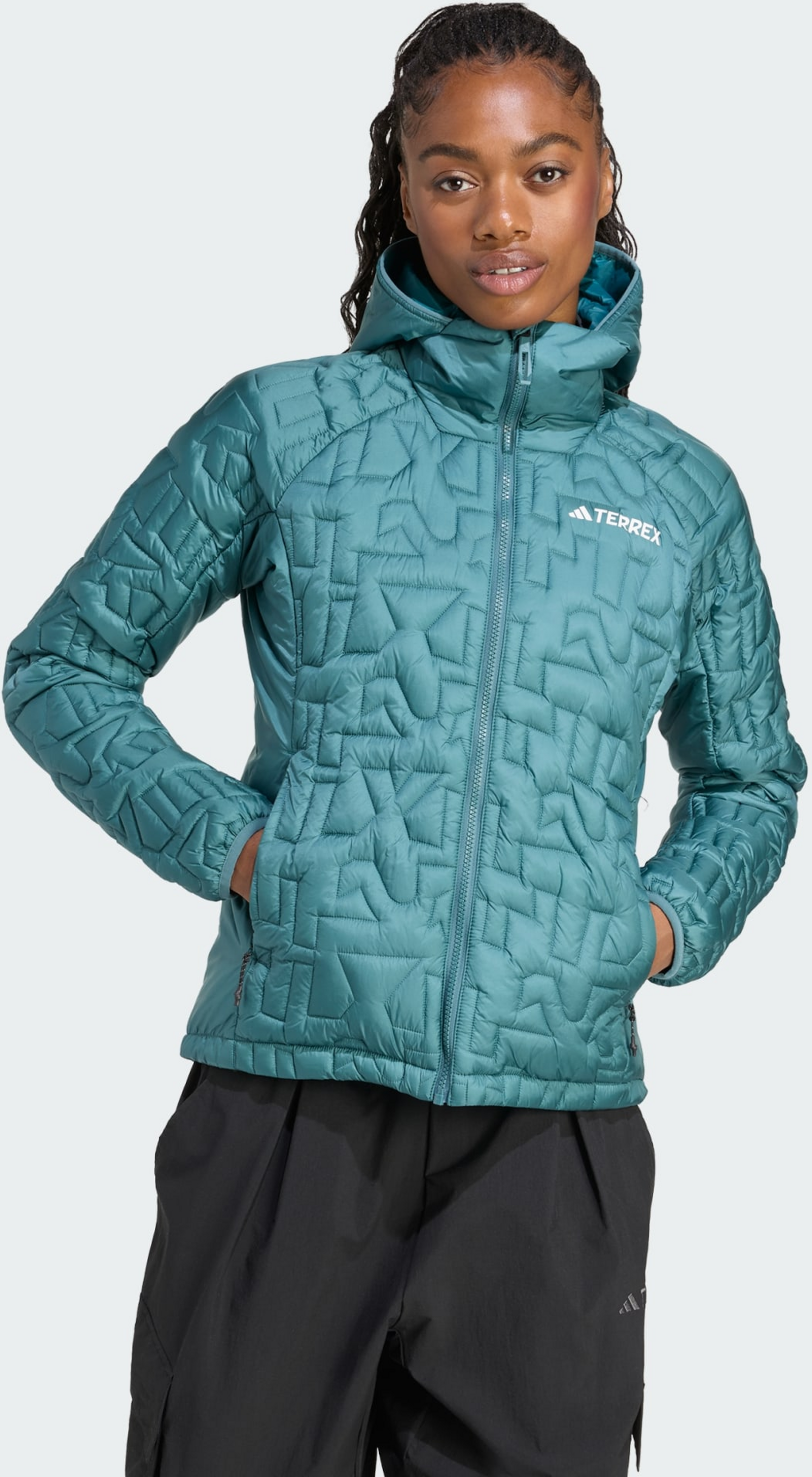 ADIDAS, Adidas Terrex Xperior Primaloft Loose Fill Insulated Hooded Jacka