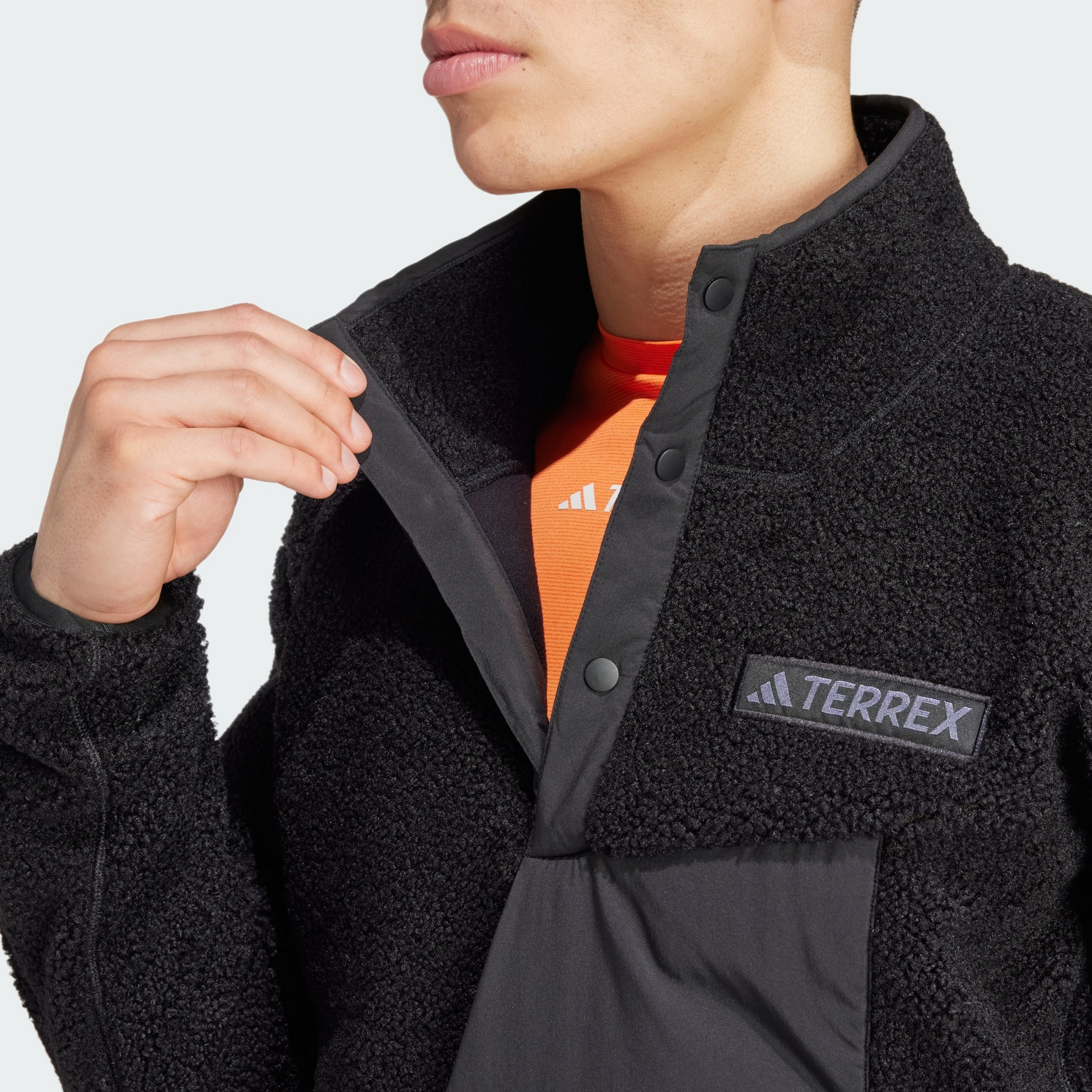 ADIDAS, Adidas Terrex Xploric High Pile Fleece Pullover Sweatshirt