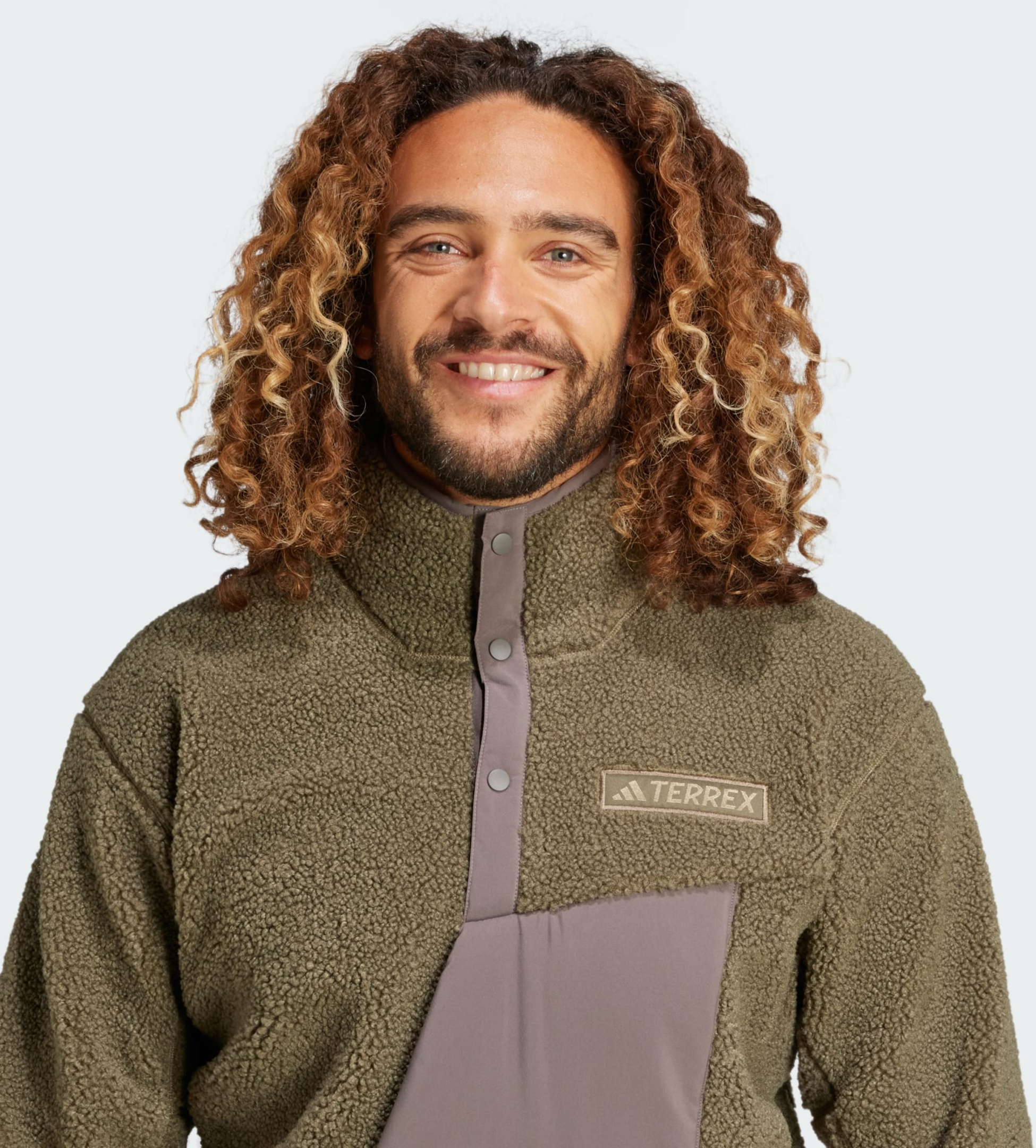 ADIDAS, Adidas Terrex Xploric High Pile Fleece Pullover Sweatshirt