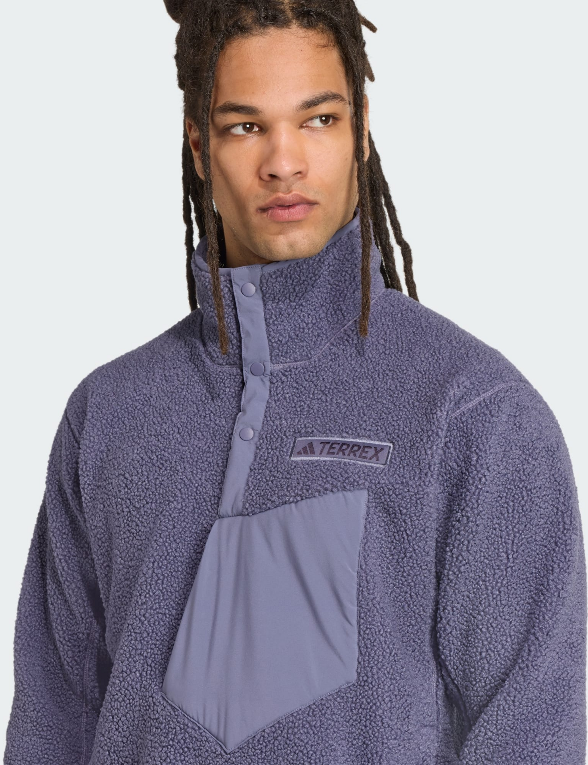 ADIDAS, Adidas Terrex Xploric High Pile Fleece Pullover Sweatshirt