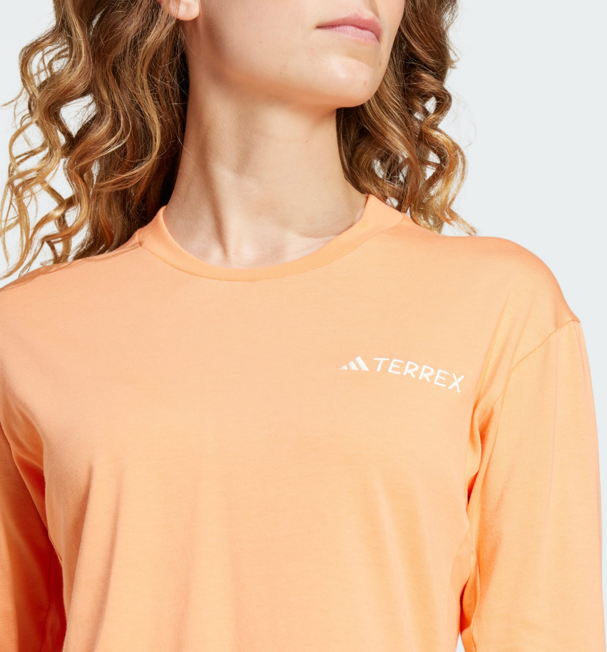 ADIDAS, Adidas Terrex Xploric Logo Long Sleeve T-shirt