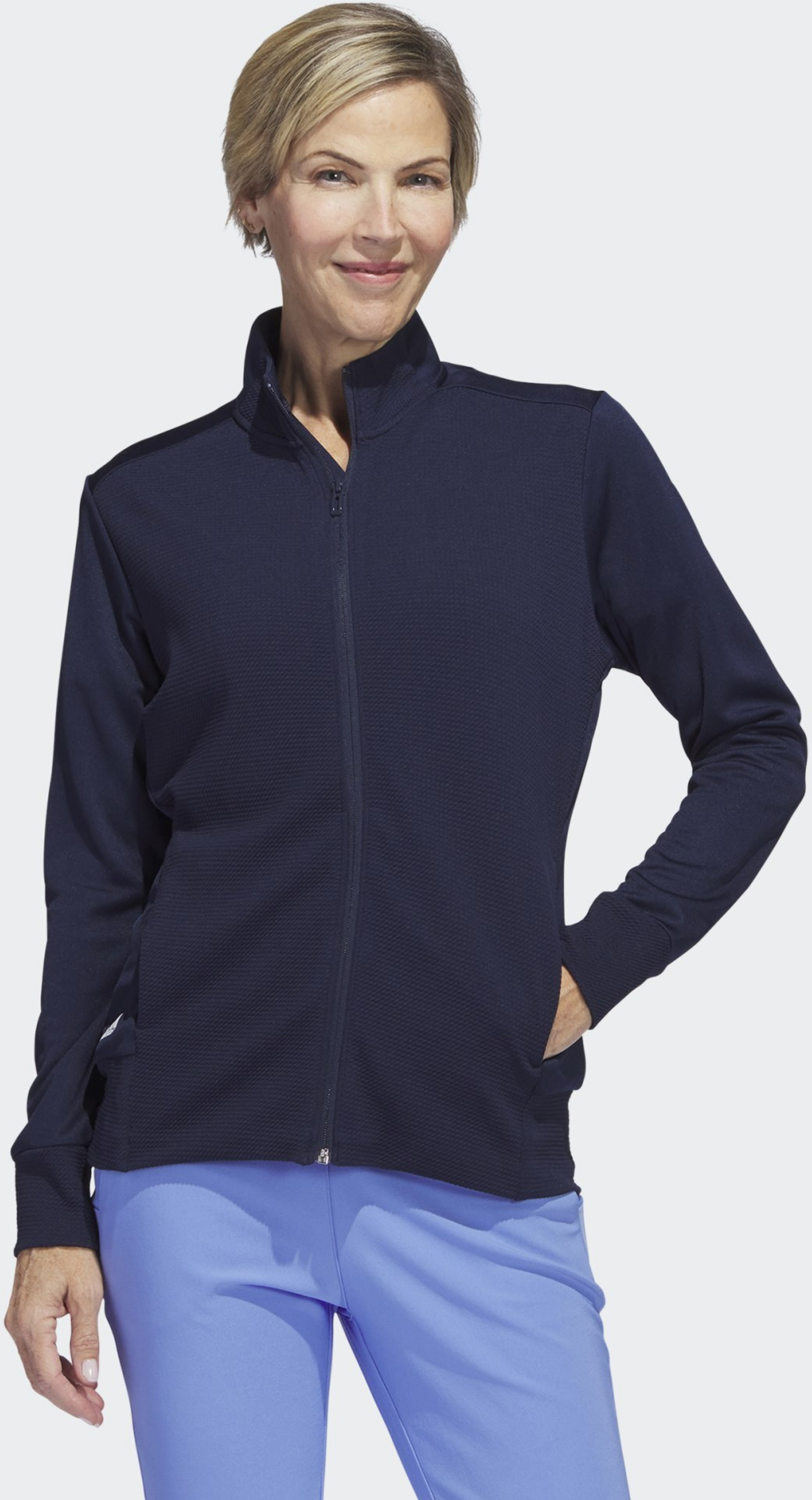 ADIDAS, Adidas Textured Full-zip Jacka