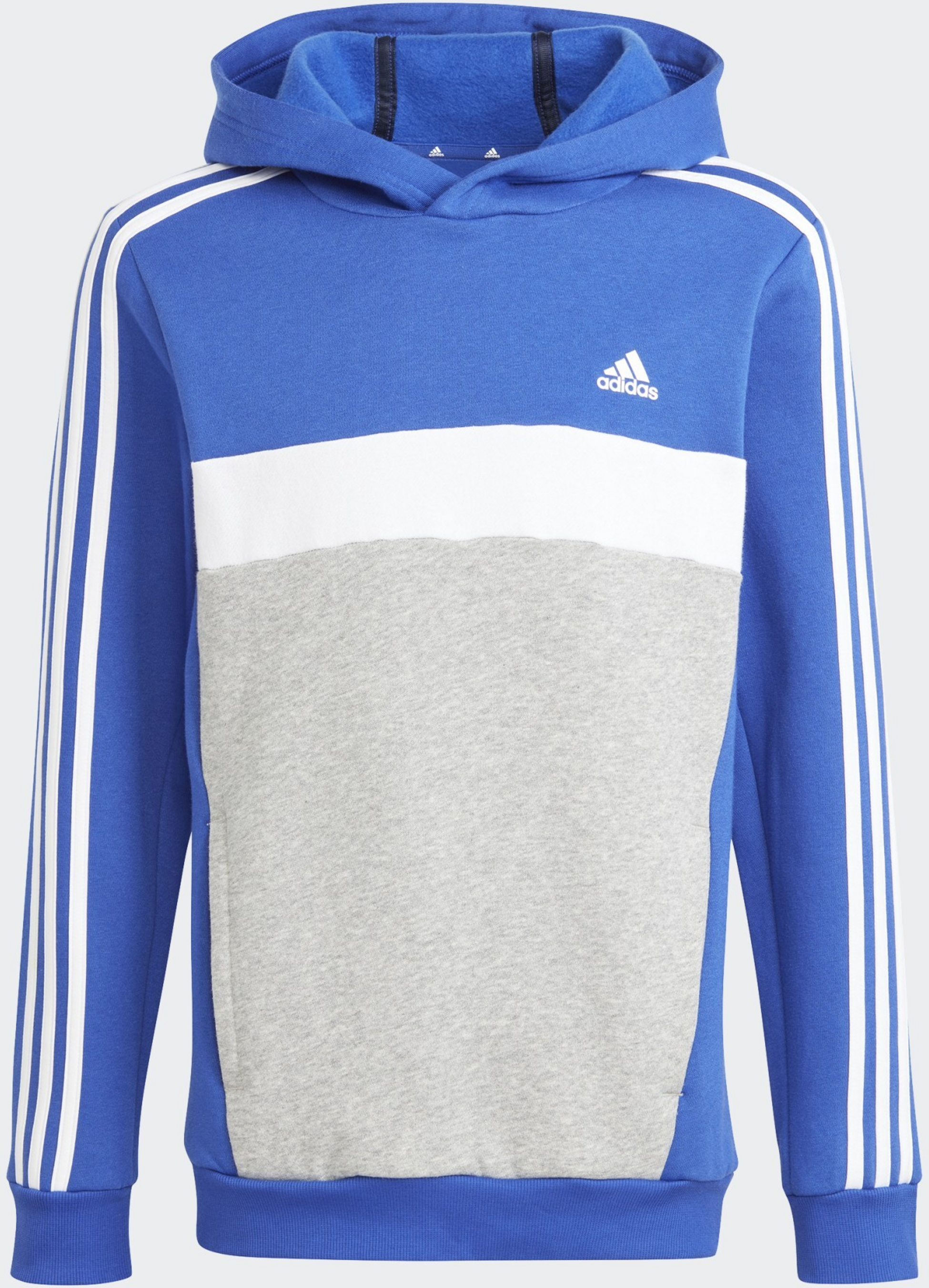 ADIDAS, Adidas Tiberio 3-stripes Colorblock Fleece Hoodie Barn