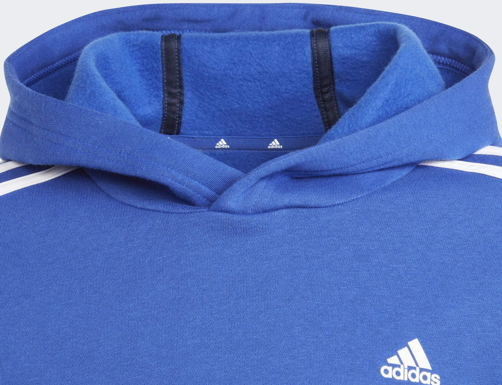 ADIDAS, Adidas Tiberio 3-stripes Colorblock Fleece Hoodie Barn