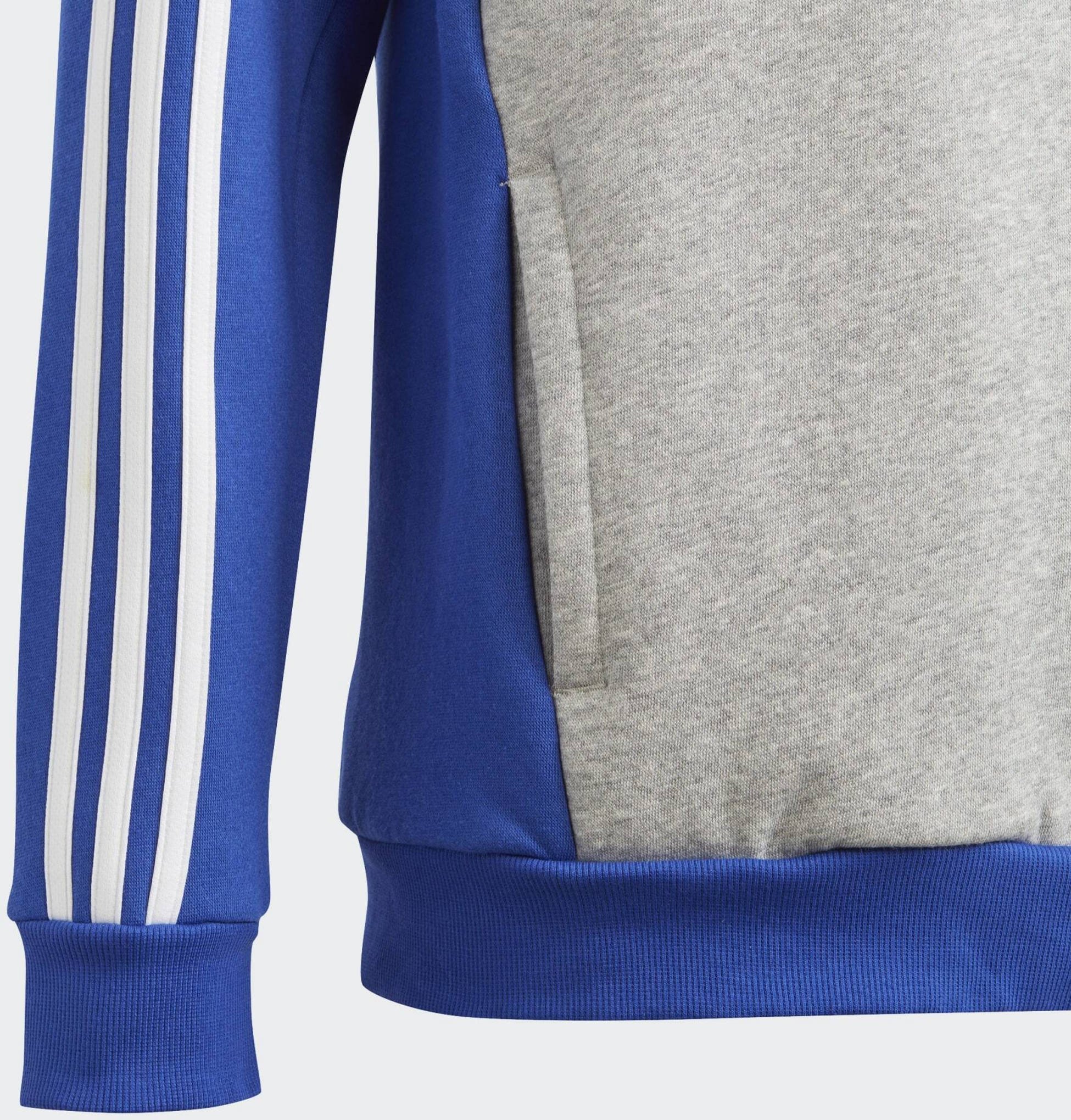 ADIDAS, Adidas Tiberio 3-stripes Colorblock Fleece Hoodie Barn