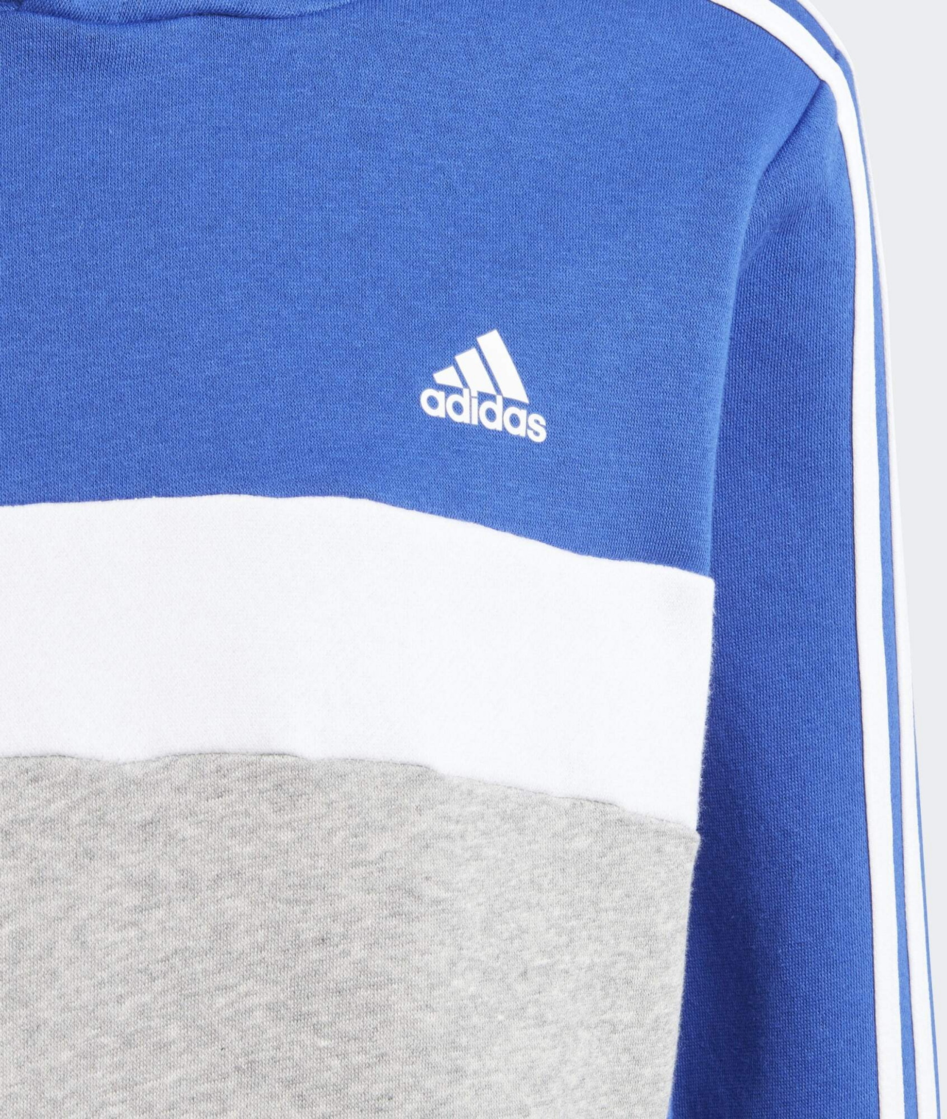 ADIDAS, Adidas Tiberio 3-stripes Colorblock Fleece Hoodie Barn