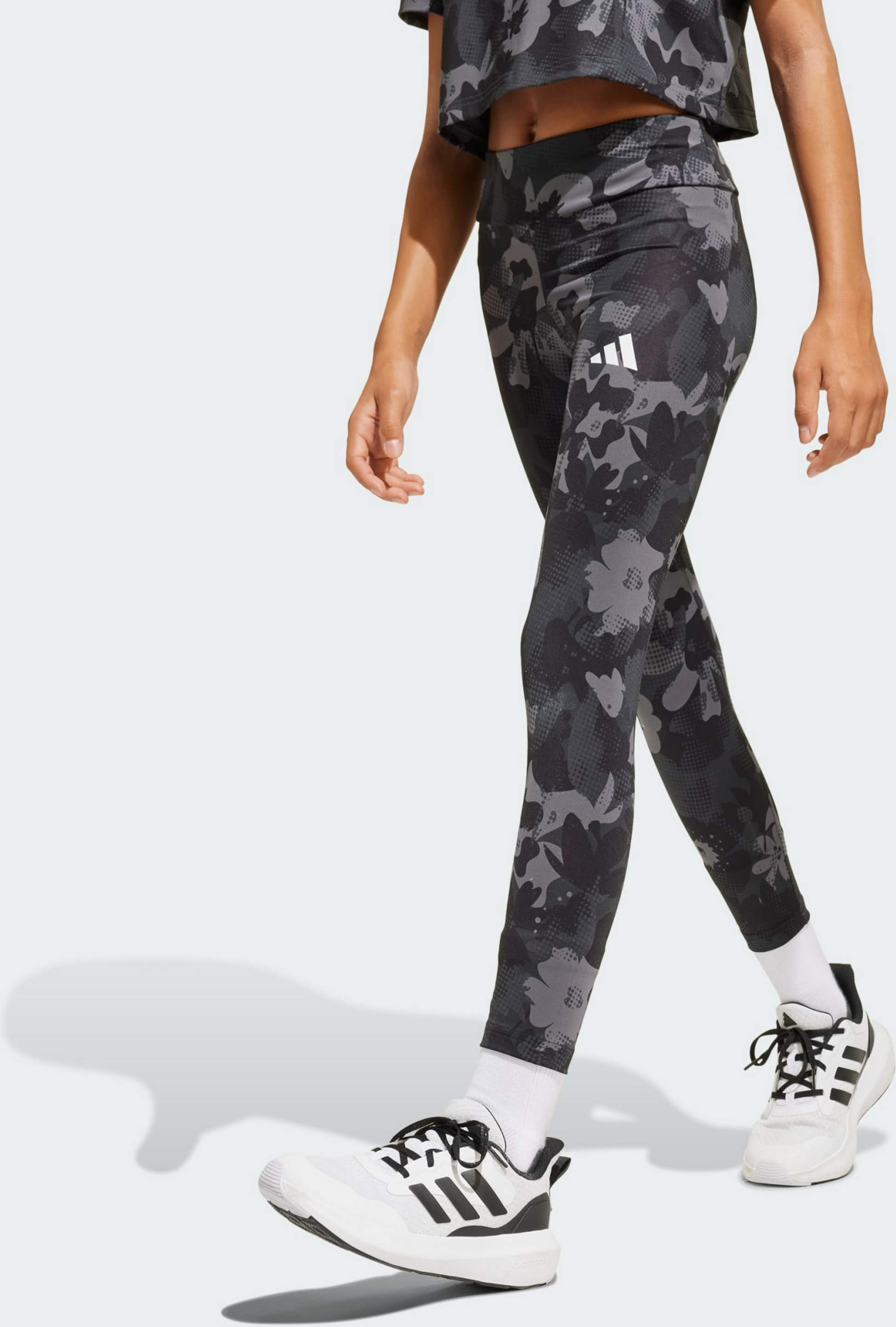 ADIDAS, Adidas Train Essentials Flower Print Tights