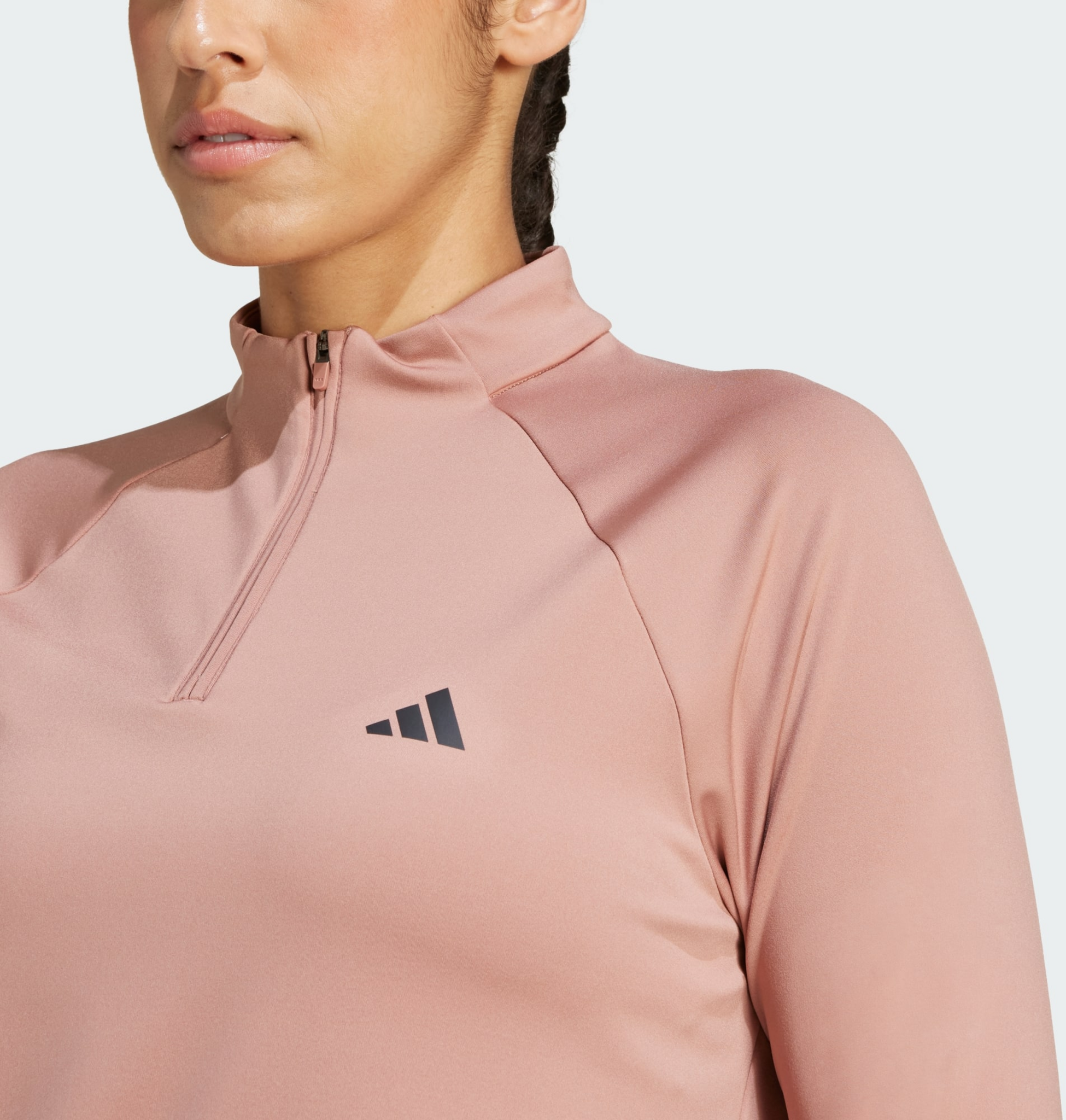 ADIDAS, Adidas Train Essentials Minimal Branding 1/4-zip Tröja