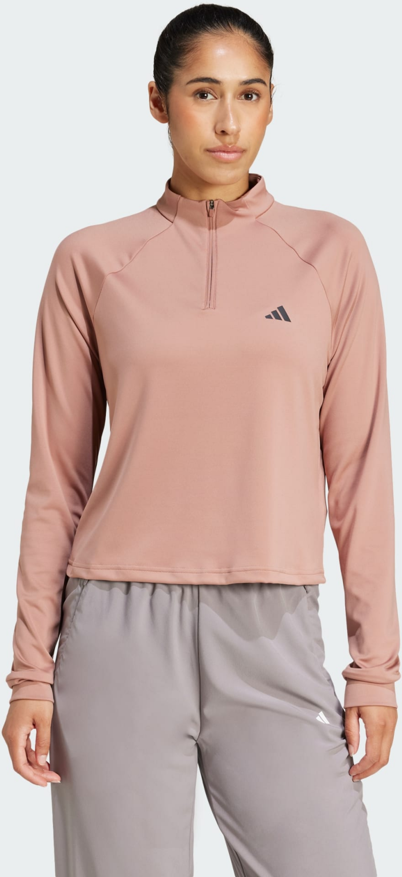 ADIDAS, Adidas Train Essentials Minimal Branding 1/4-zip Tröja