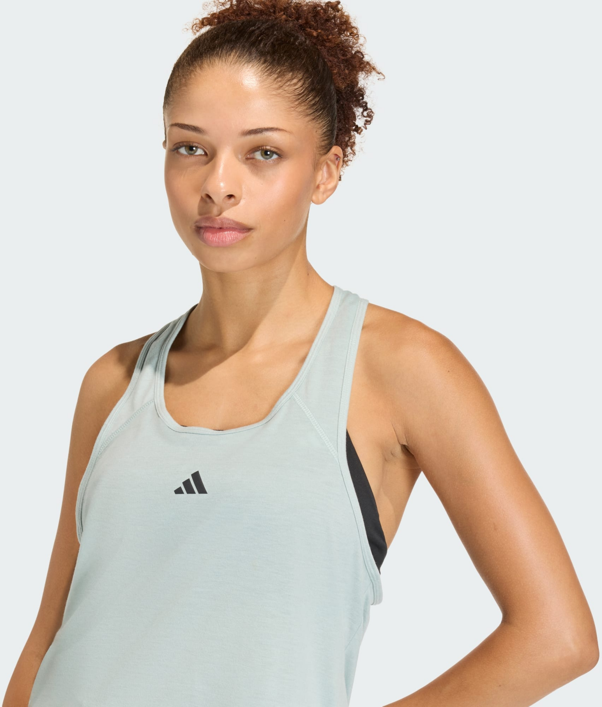ADIDAS, Adidas Train Essentials Minimal Branding Racerback Linne