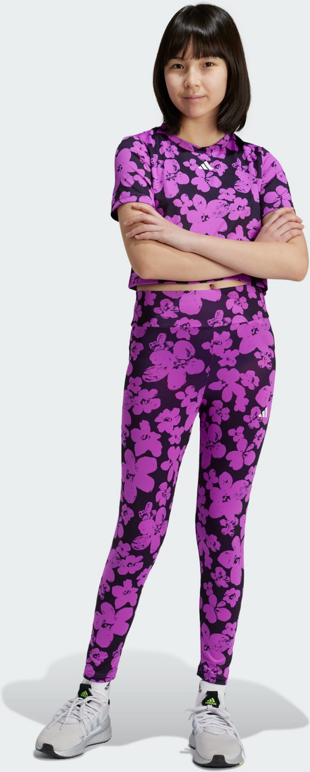 ADIDAS, Adidas Train Essentials Seasonal  Printed High Waisted 7/8 Träningstights