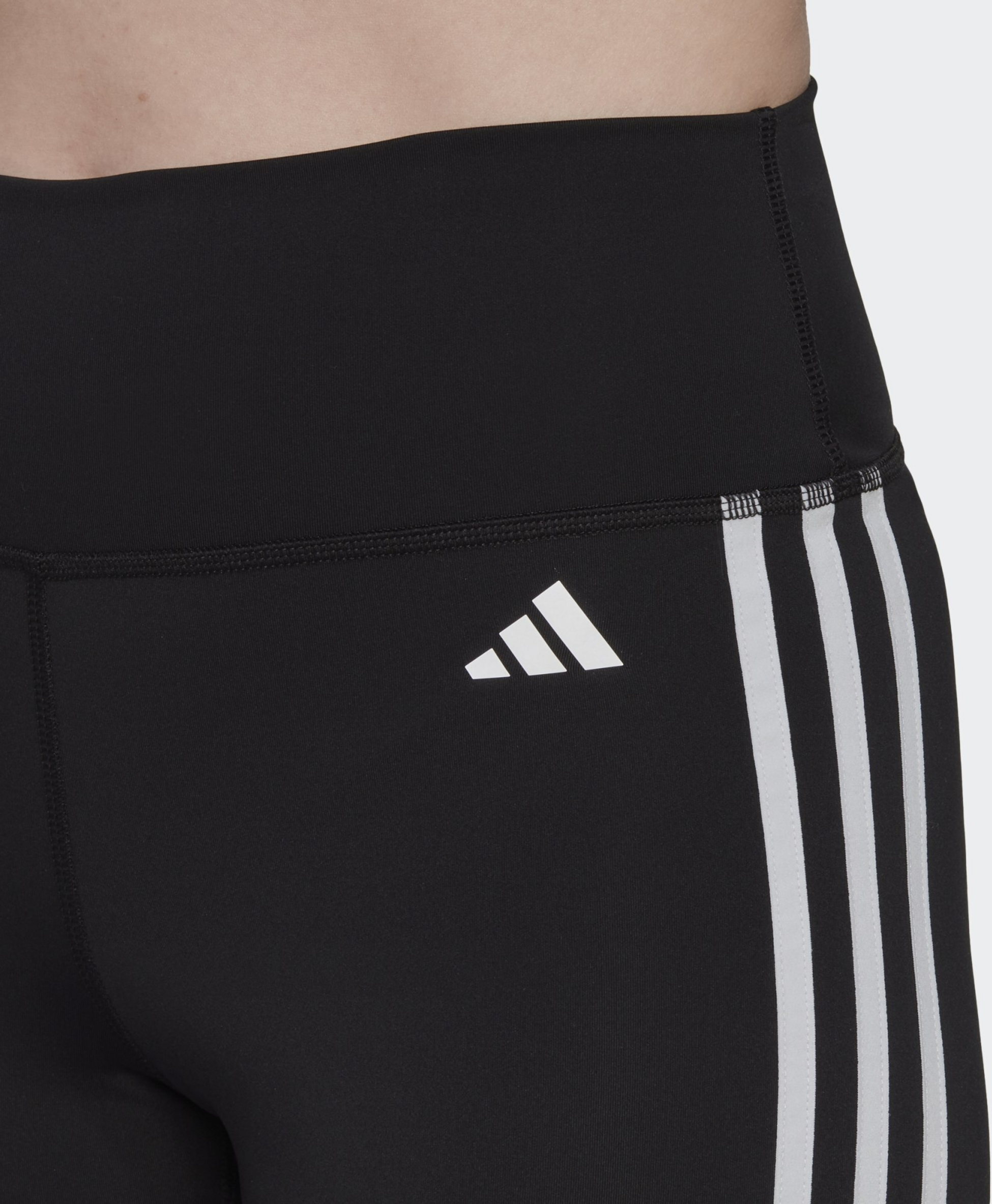 ADIDAS, Adidas Training Essentials 3-stripes High-waisted Short Leggings