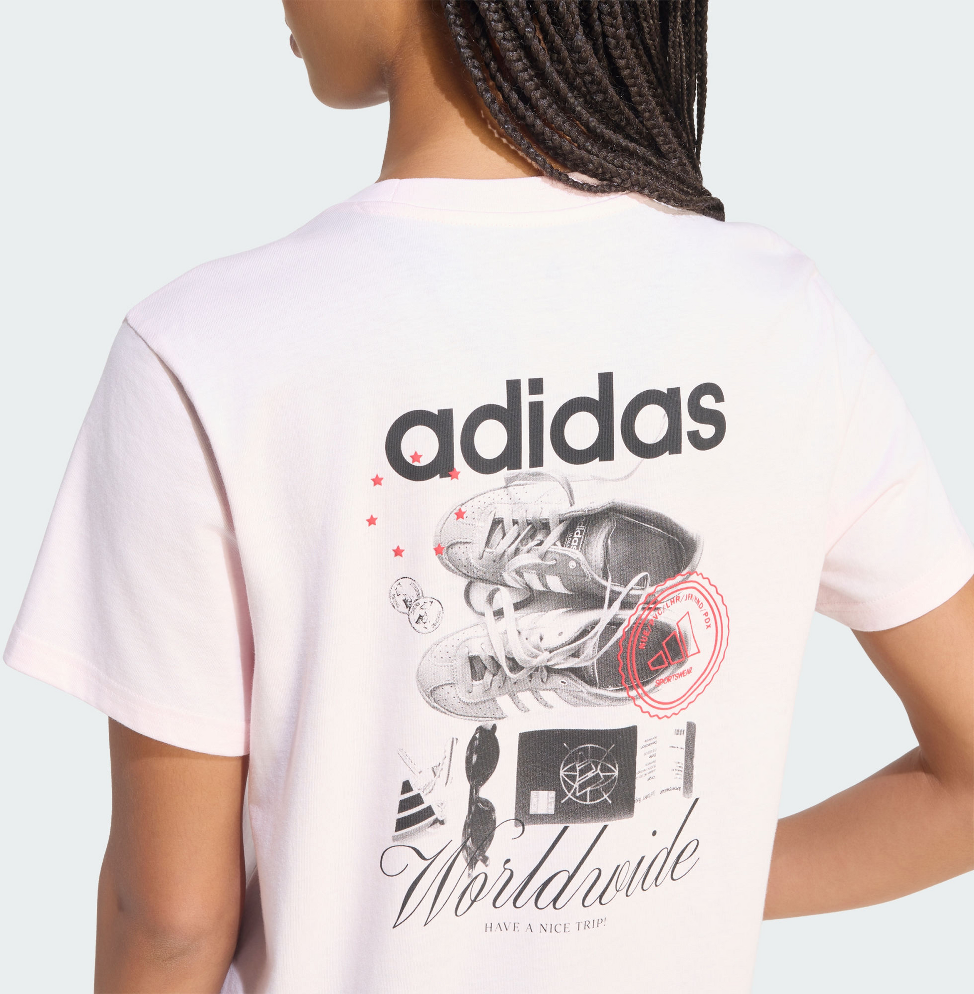 ADIDAS, Adidas Travel Loose T-shirt Med Grafik