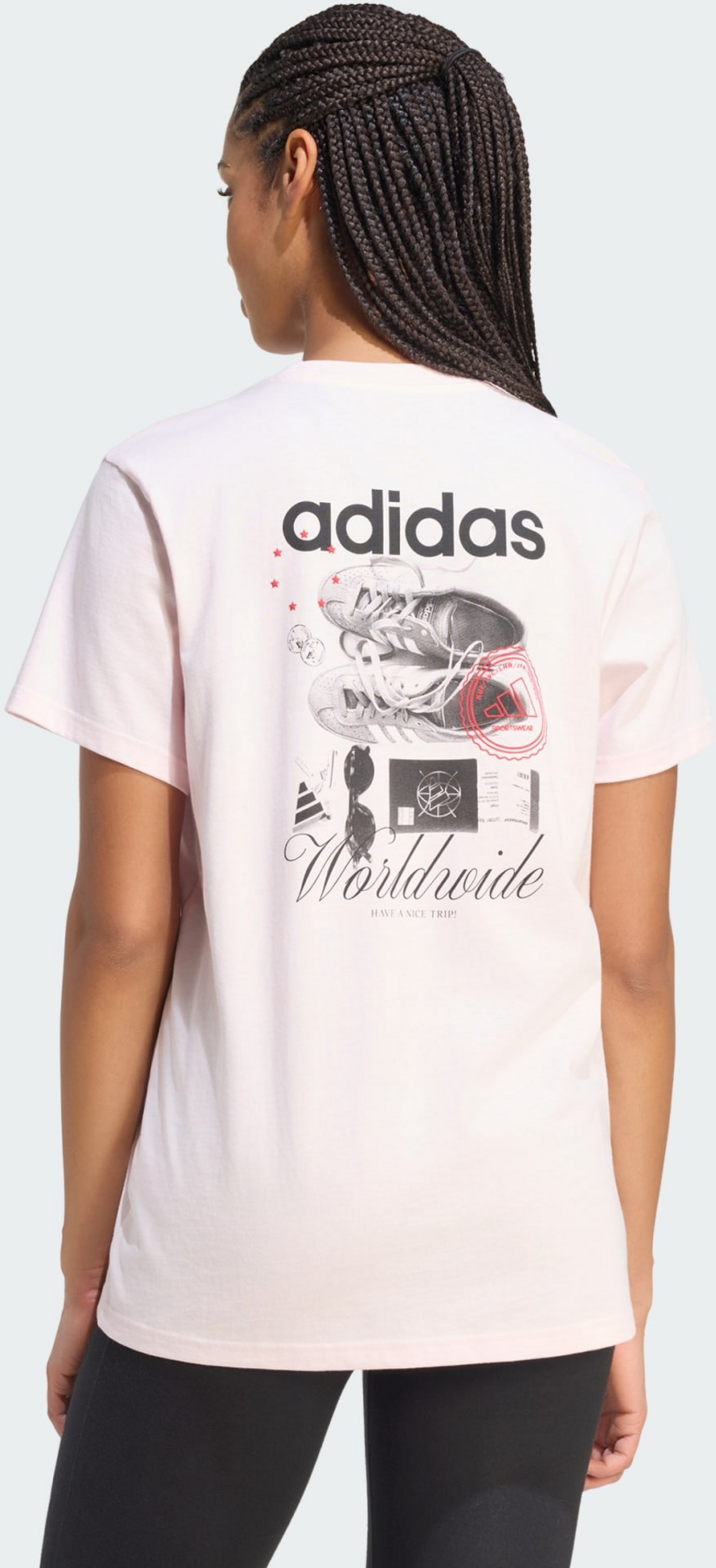 ADIDAS, Adidas Travel Loose T-shirt Med Grafik