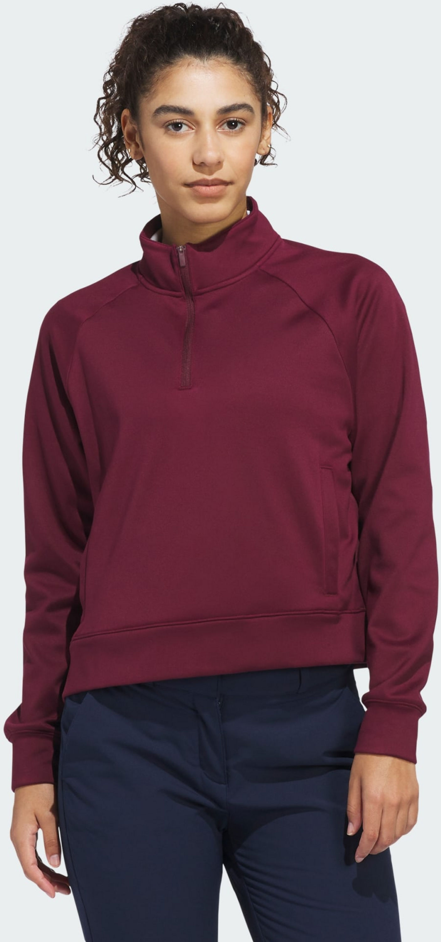 ADIDAS, Adidas Ultimate365+ Climawarm Loose Huvtr&ouml;ja Med Kvartsl&aring;ng Dragkedja