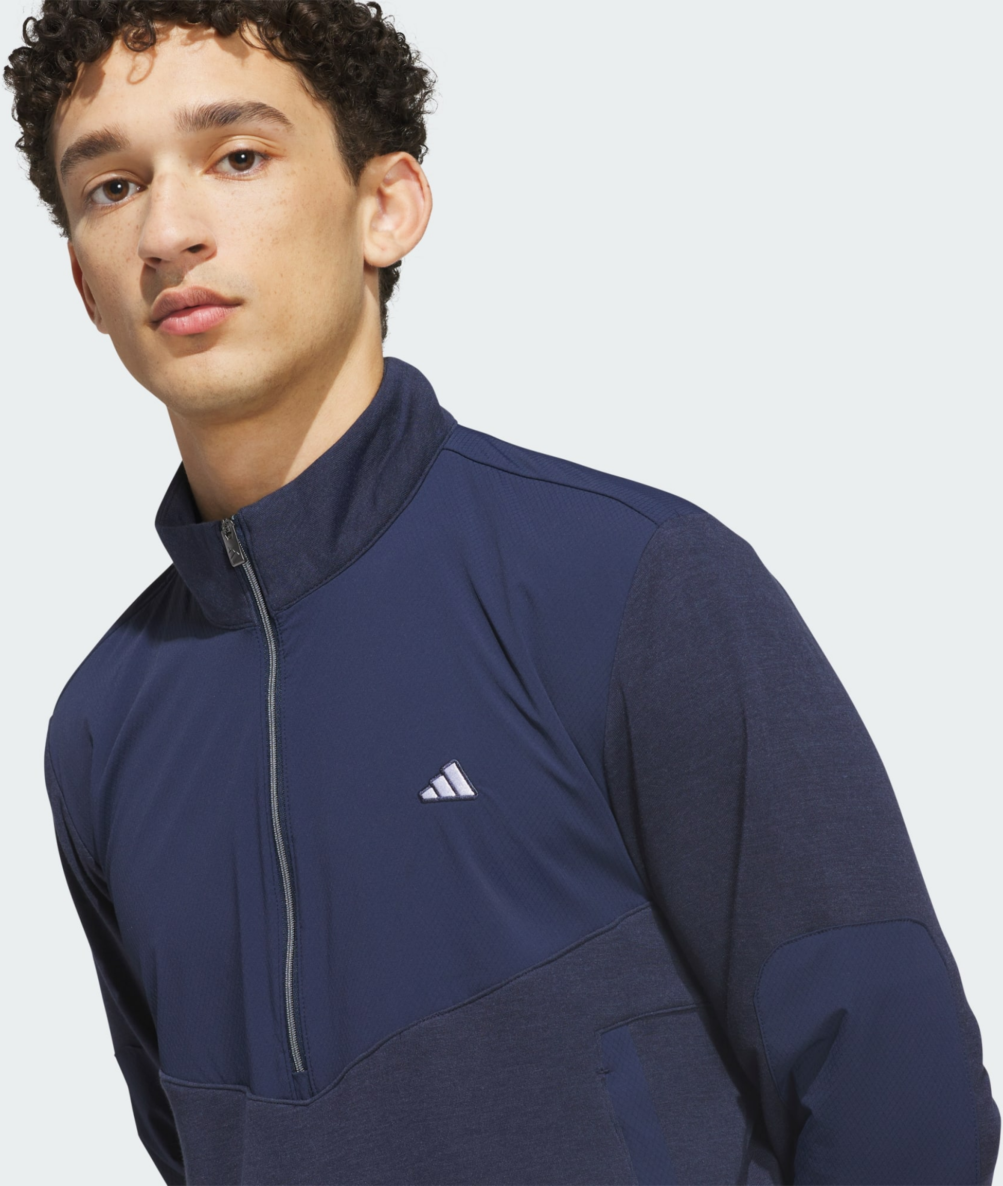 ADIDAS, Adidas Ultimate365+ Course Control Hybrid Sweatshirt Med Kvartsl&aring;ng Dragkedja