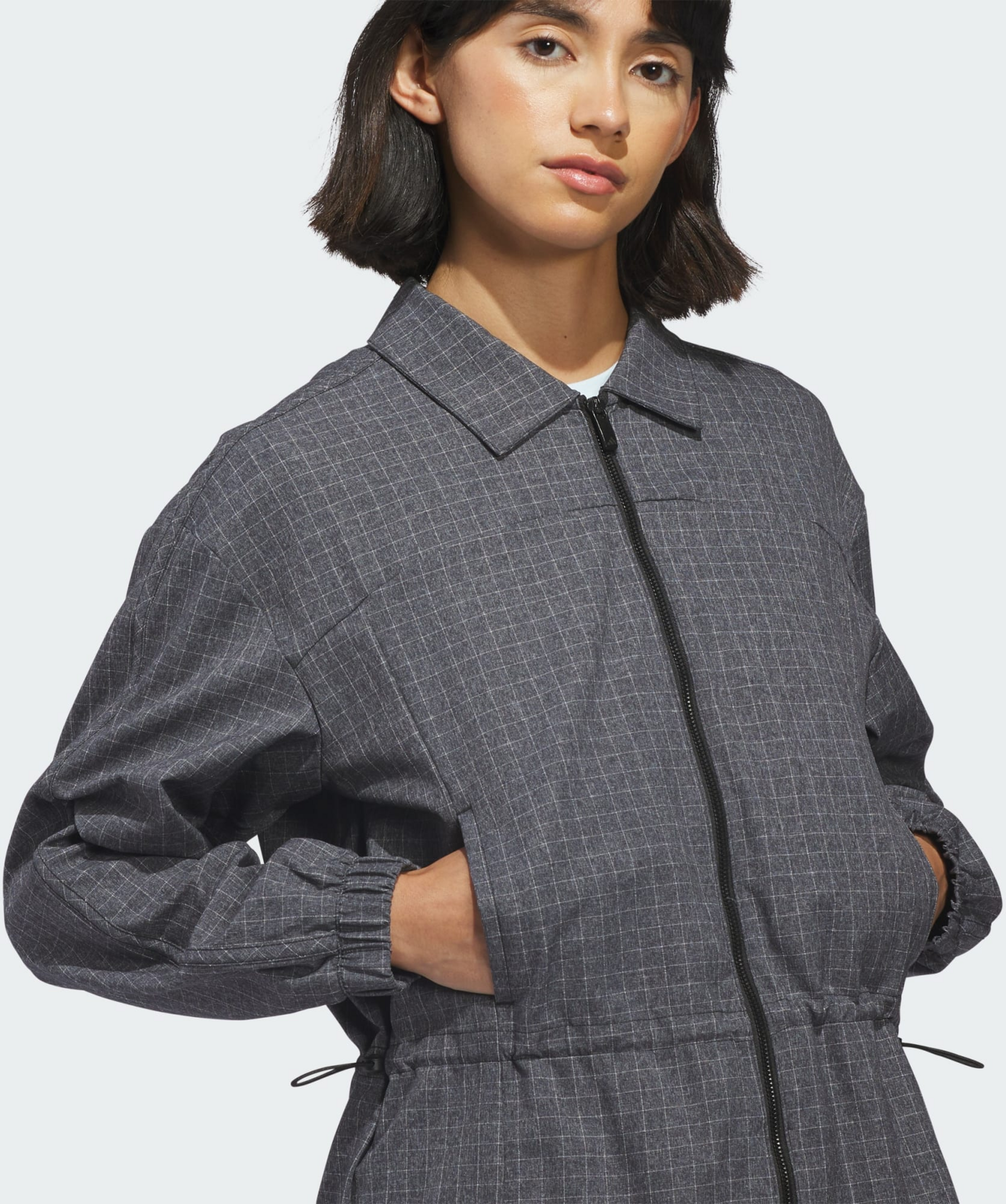 ADIDAS, Adidas Ultimate365+ Peplum Grid Jacka