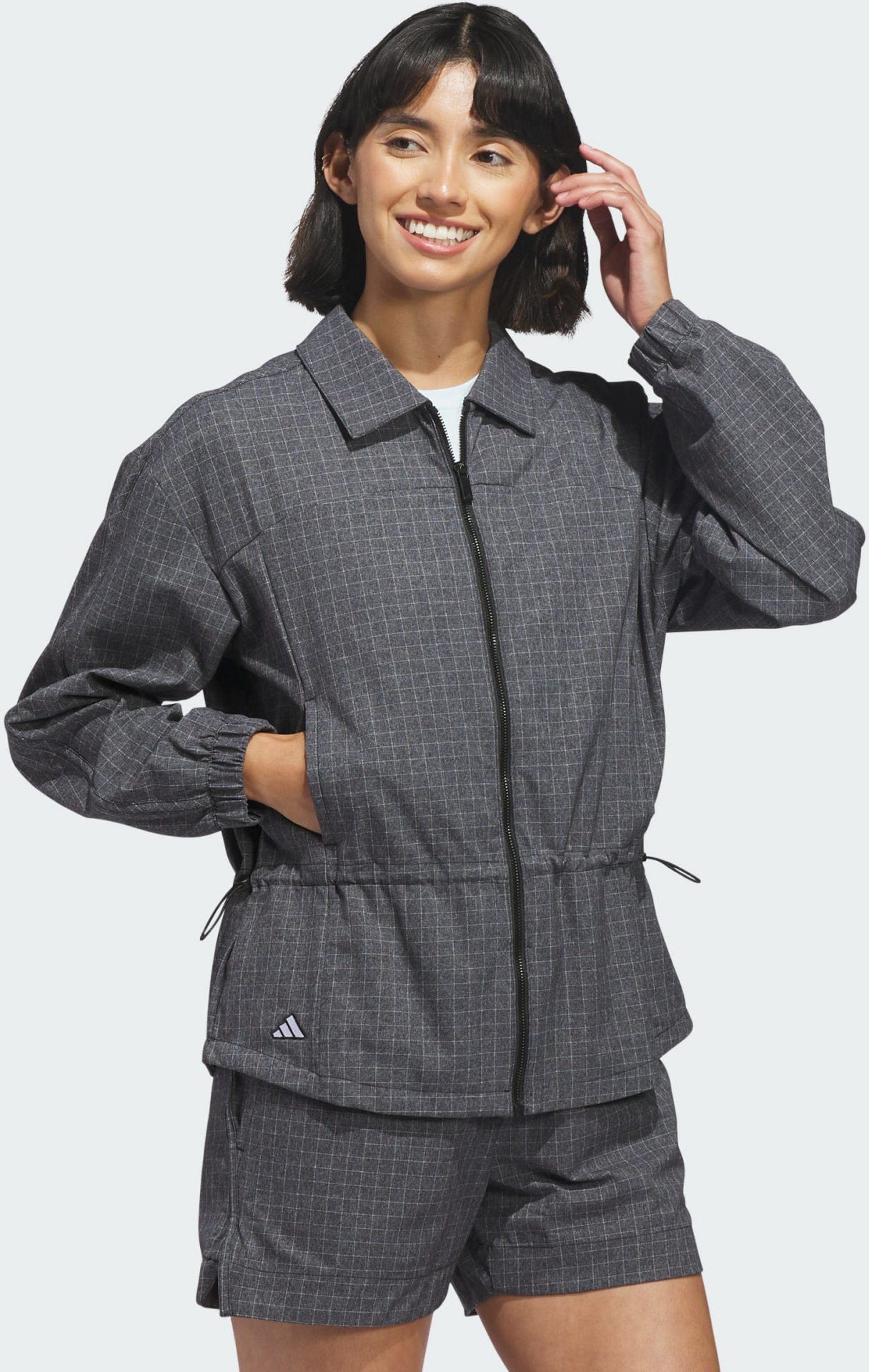 ADIDAS, Adidas Ultimate365+ Peplum Grid Jacka