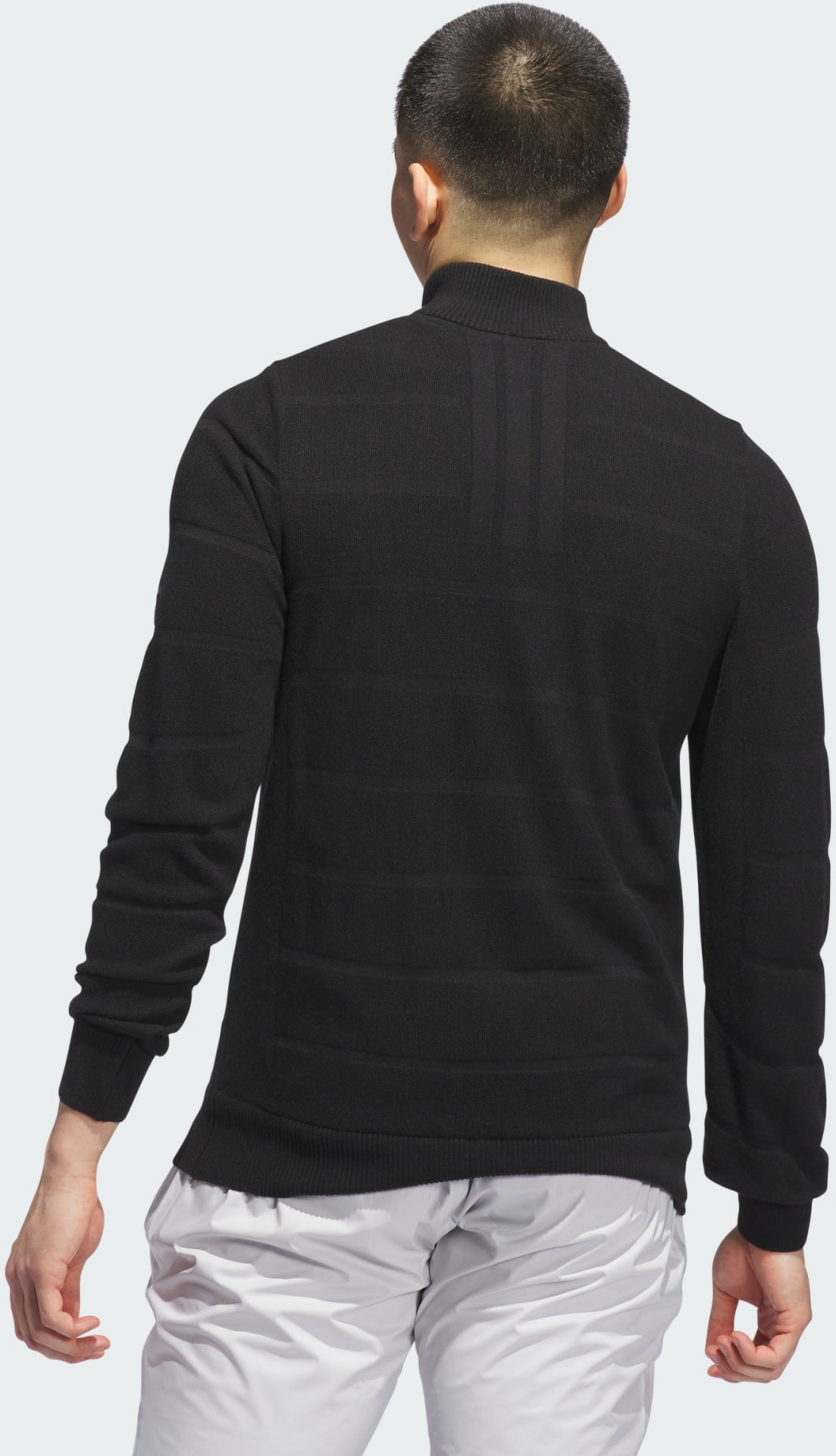 ADIDAS, Adidas Ultimate365 Tour Stickad Vindtät Tröja Med Kvartslång Dragkedja