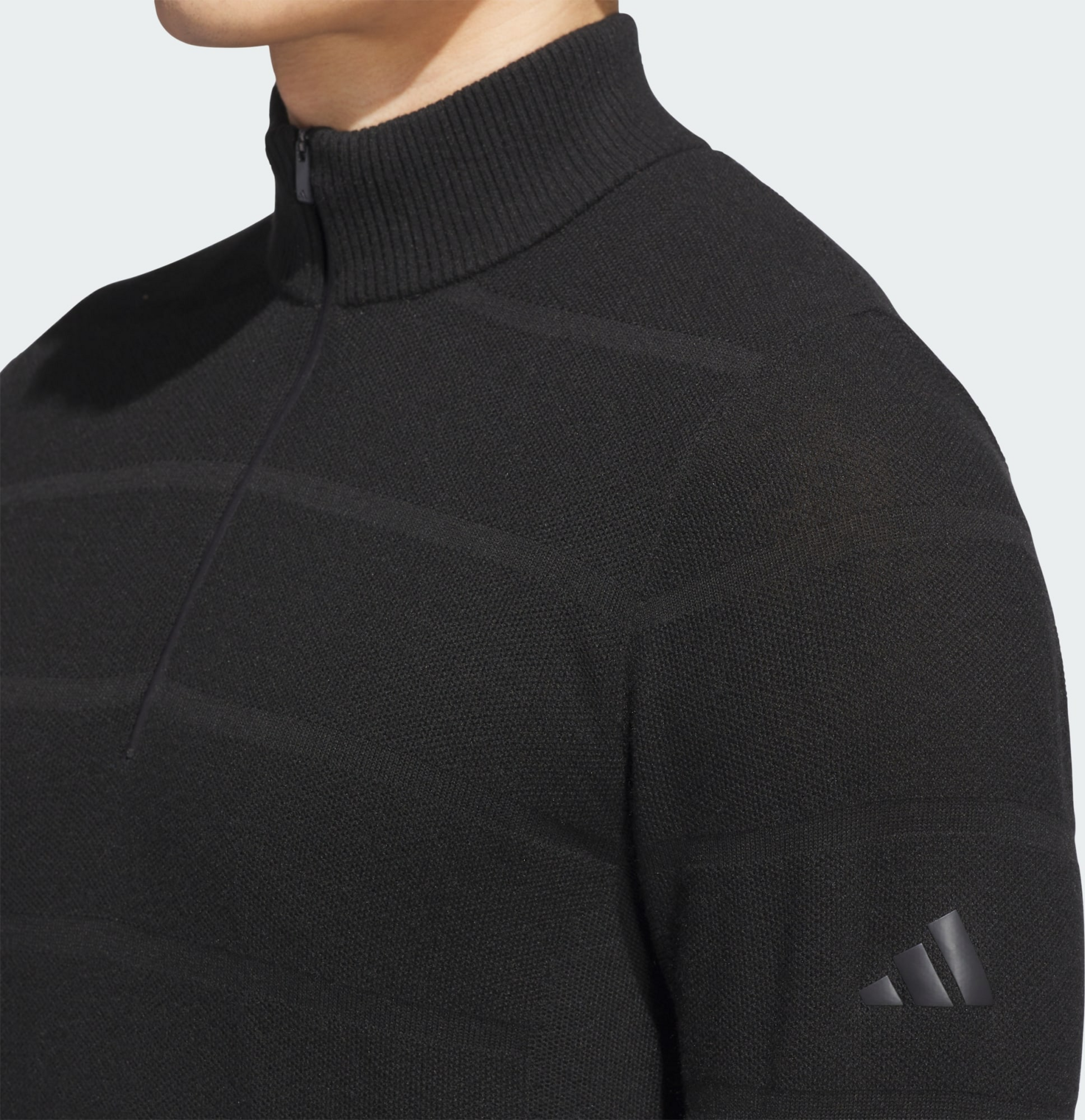ADIDAS, Adidas Ultimate365 Tour Wind Knit Quarter-zip Tr&ouml;ja