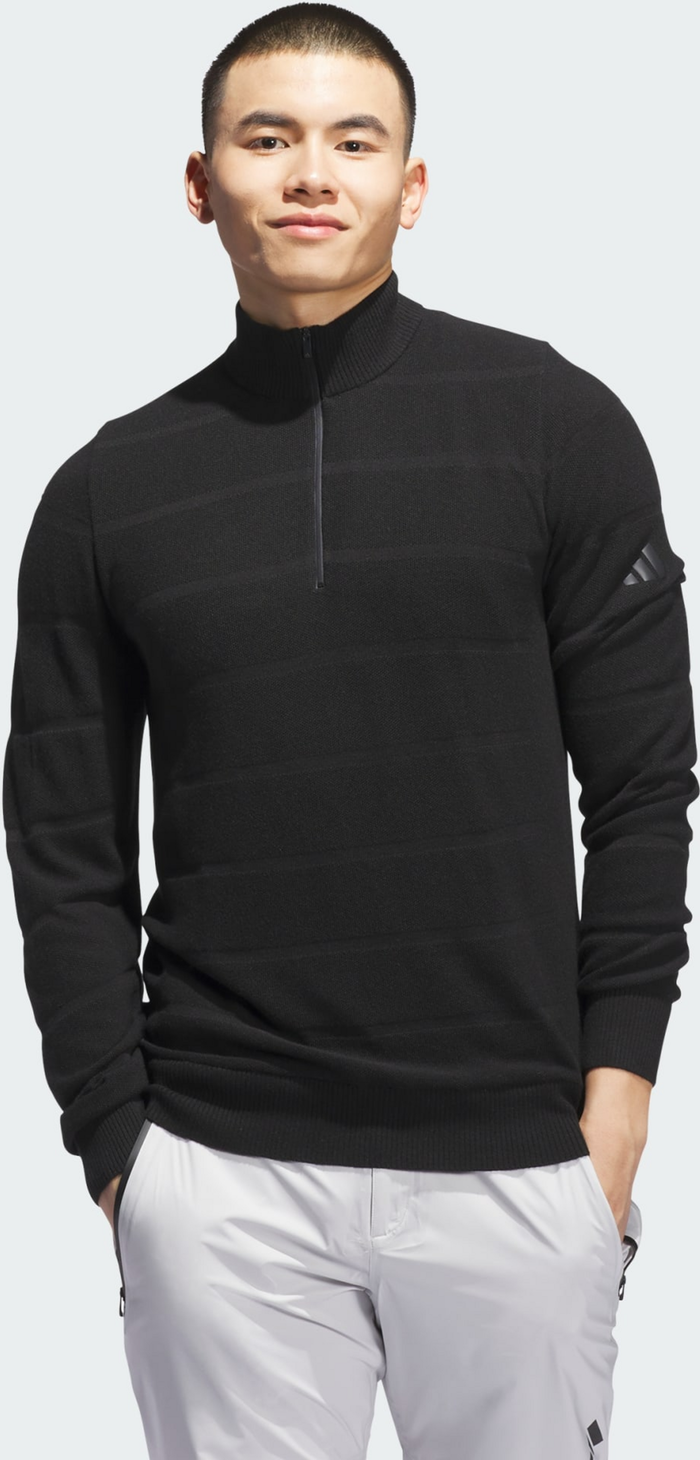 ADIDAS, Adidas Ultimate365 Tour Wind Knit Quarter-zip Tr&ouml;ja