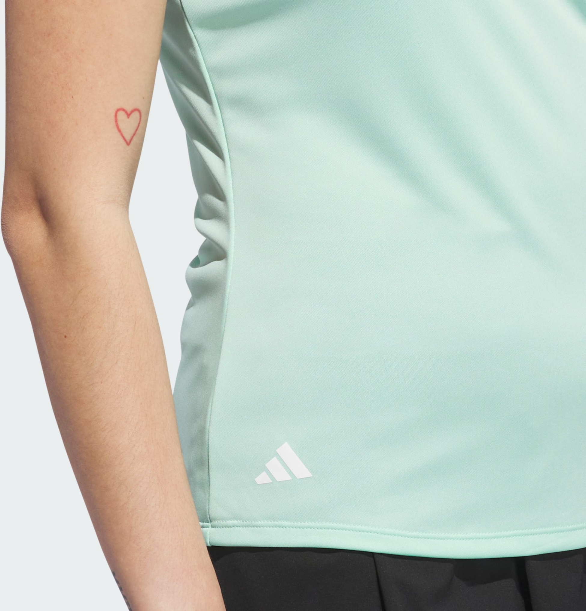 ADIDAS, Adidas Women's Solid Performance Kort&auml;rmad Pik&eacute;tr&ouml;ja