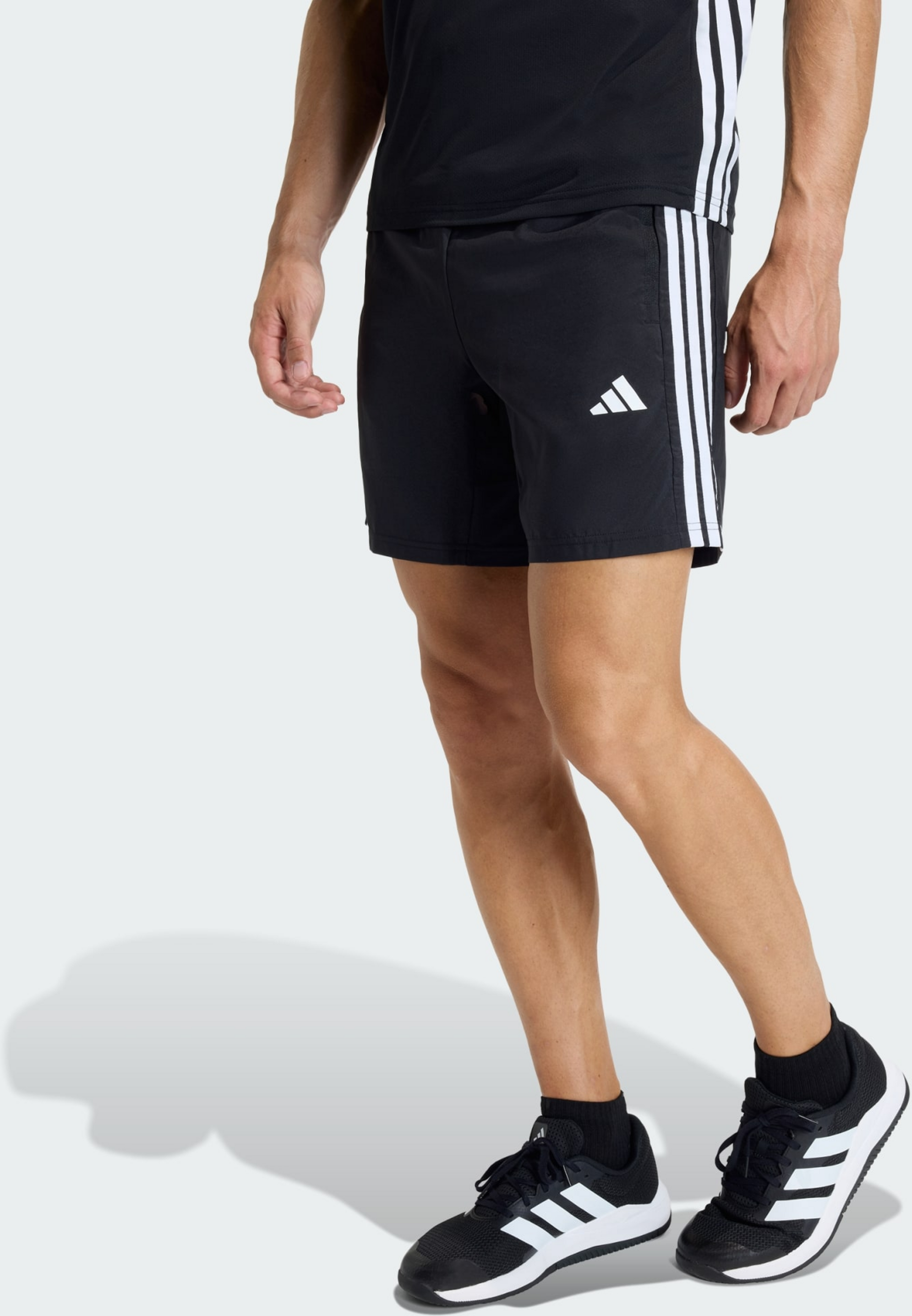 ADIDAS, Adidas Workout Essentials Base 3 Stripes Woven Shorts