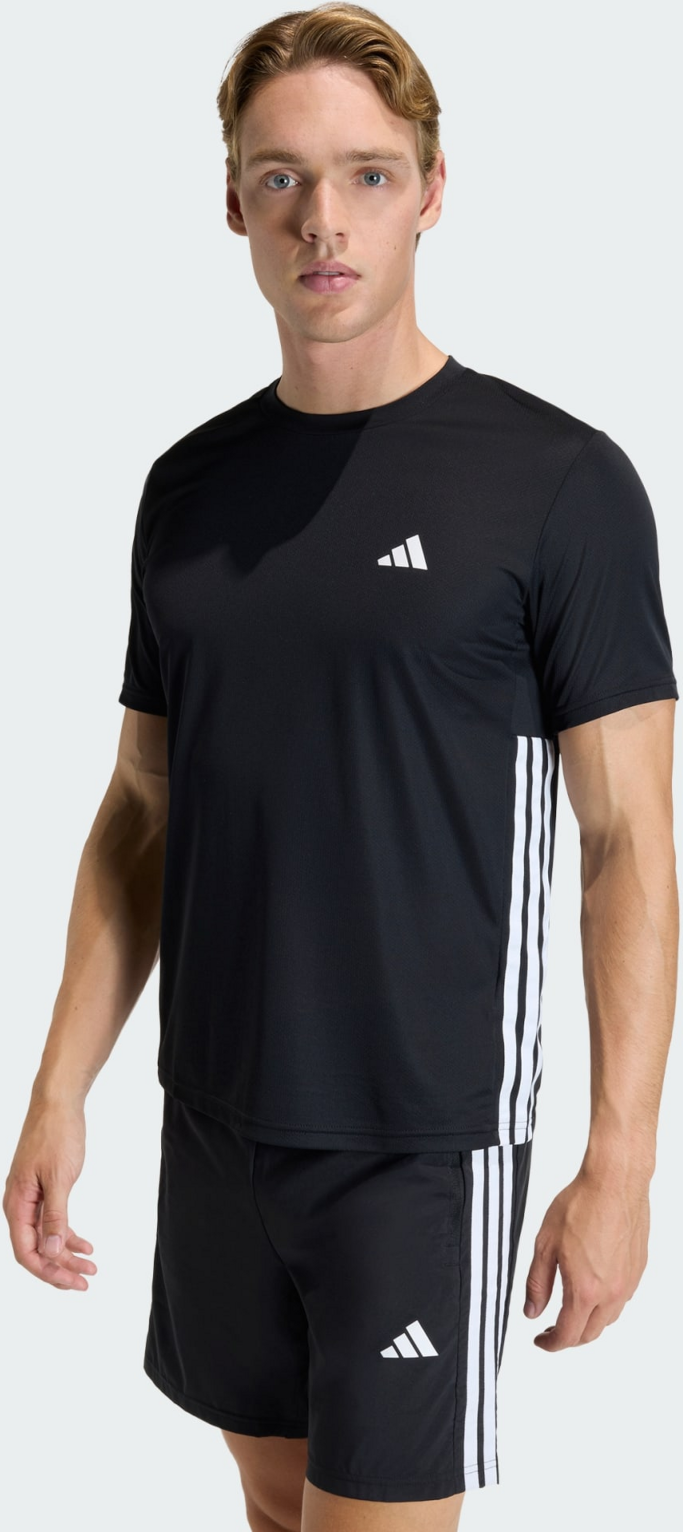 ADIDAS, Adidas Workout Essentials Base 3-stripes T-shirt