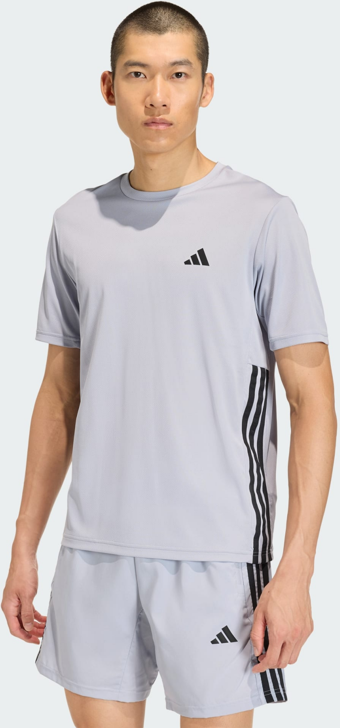 ADIDAS, Adidas Workout Essentials Base 3-stripes T-shirt