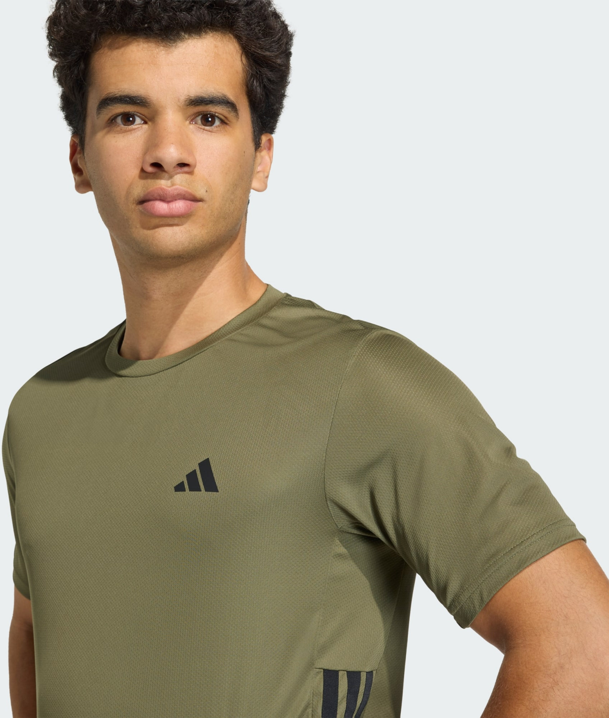 ADIDAS, Adidas Workout Essentials Base 3-stripes T-shirt