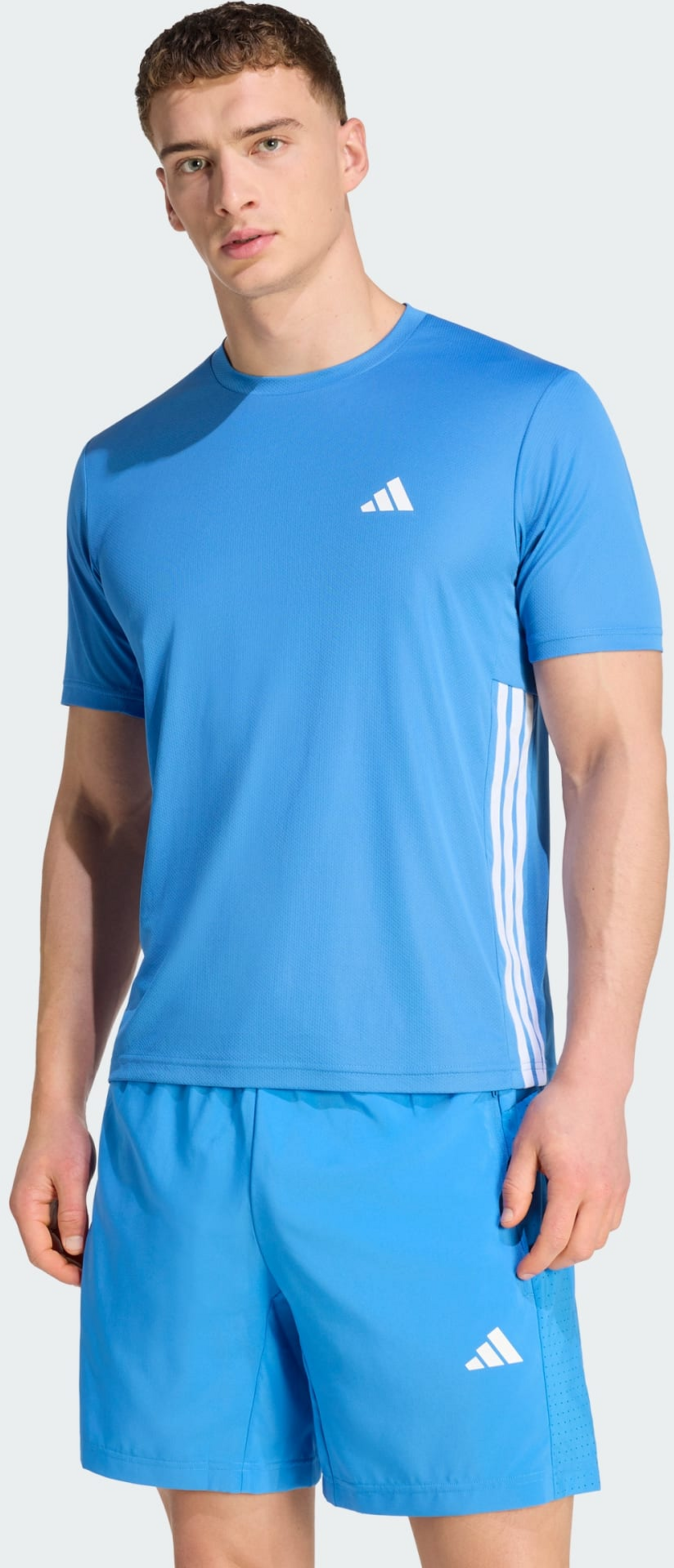ADIDAS, Adidas Workout Essentials Base 3-stripes T-shirt