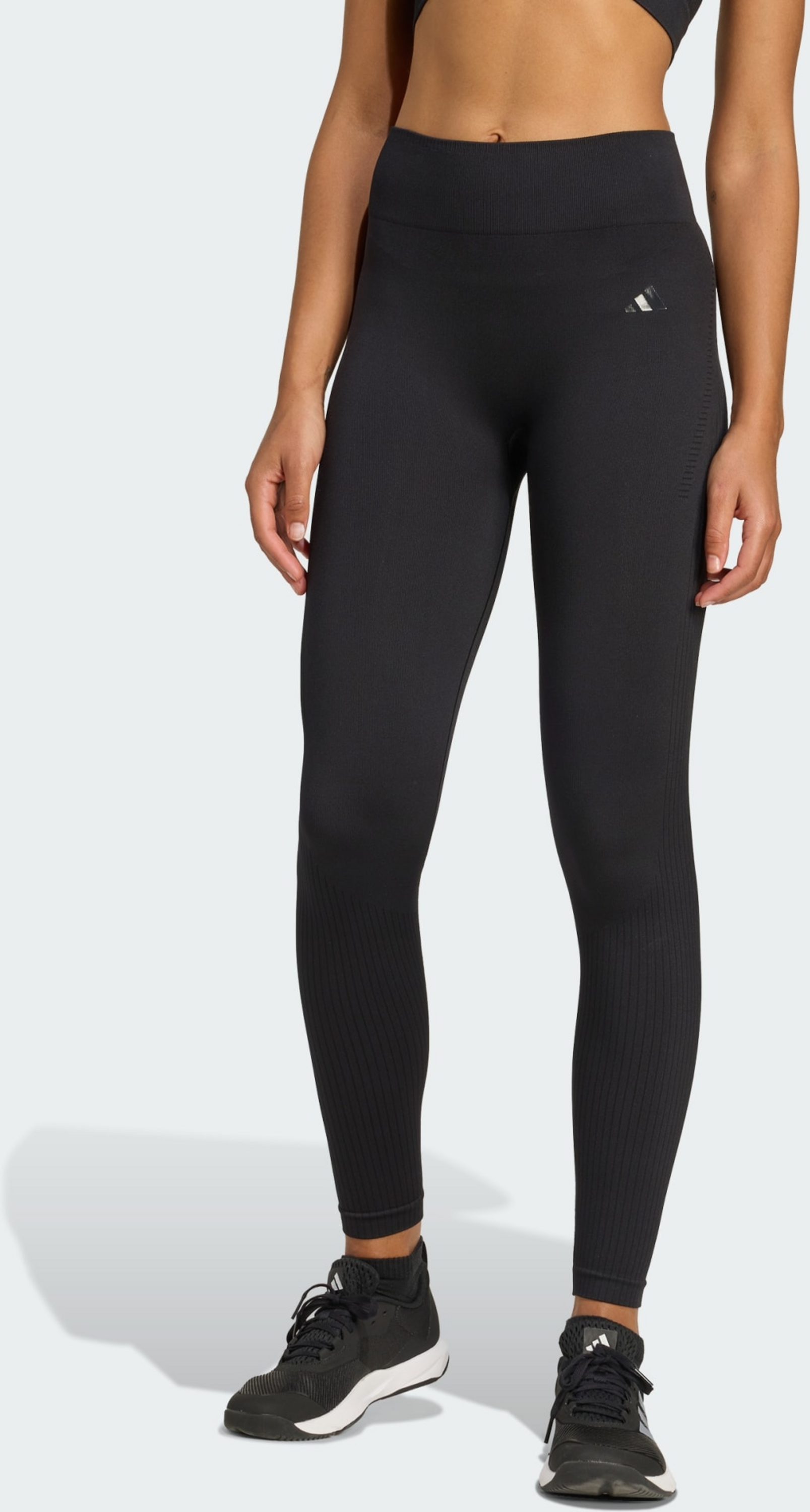 ADIDAS, Adidas Workout Essentials Full-length Knit Leggings